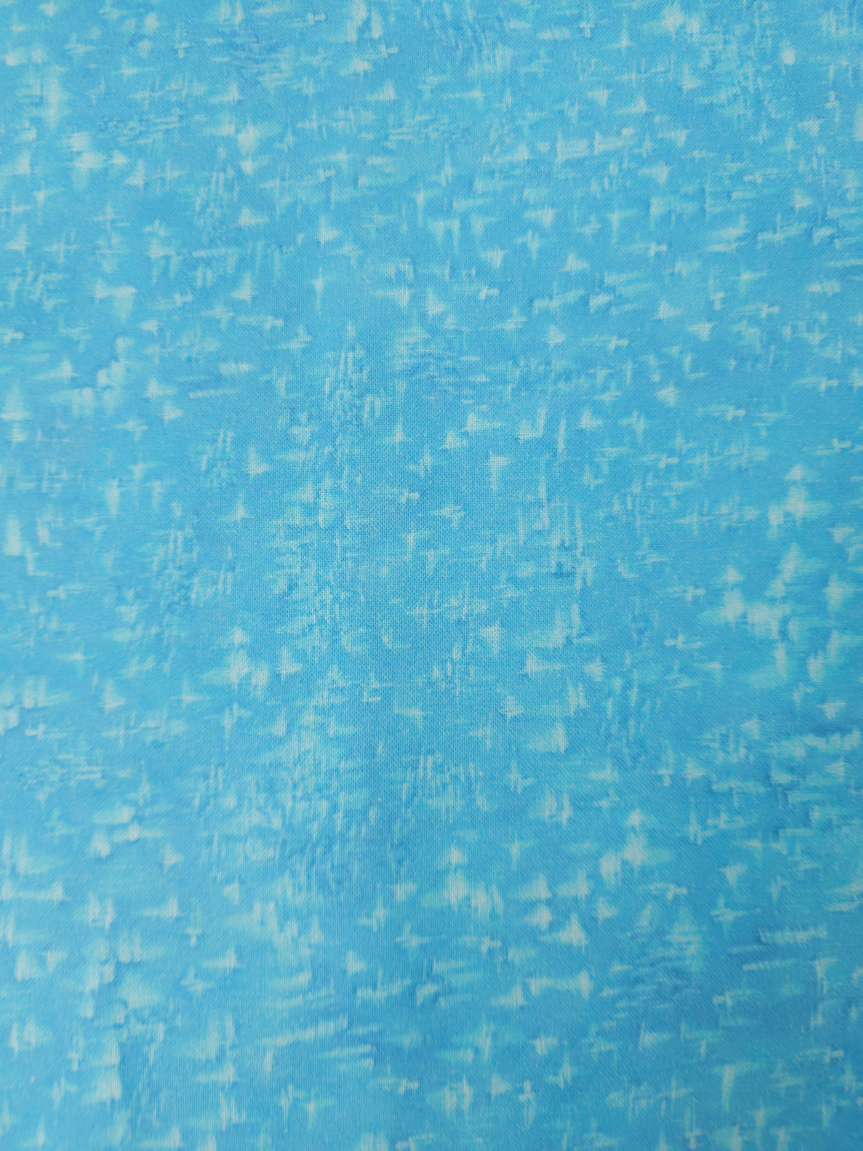 Blue Abstract Waters 100% Cotton