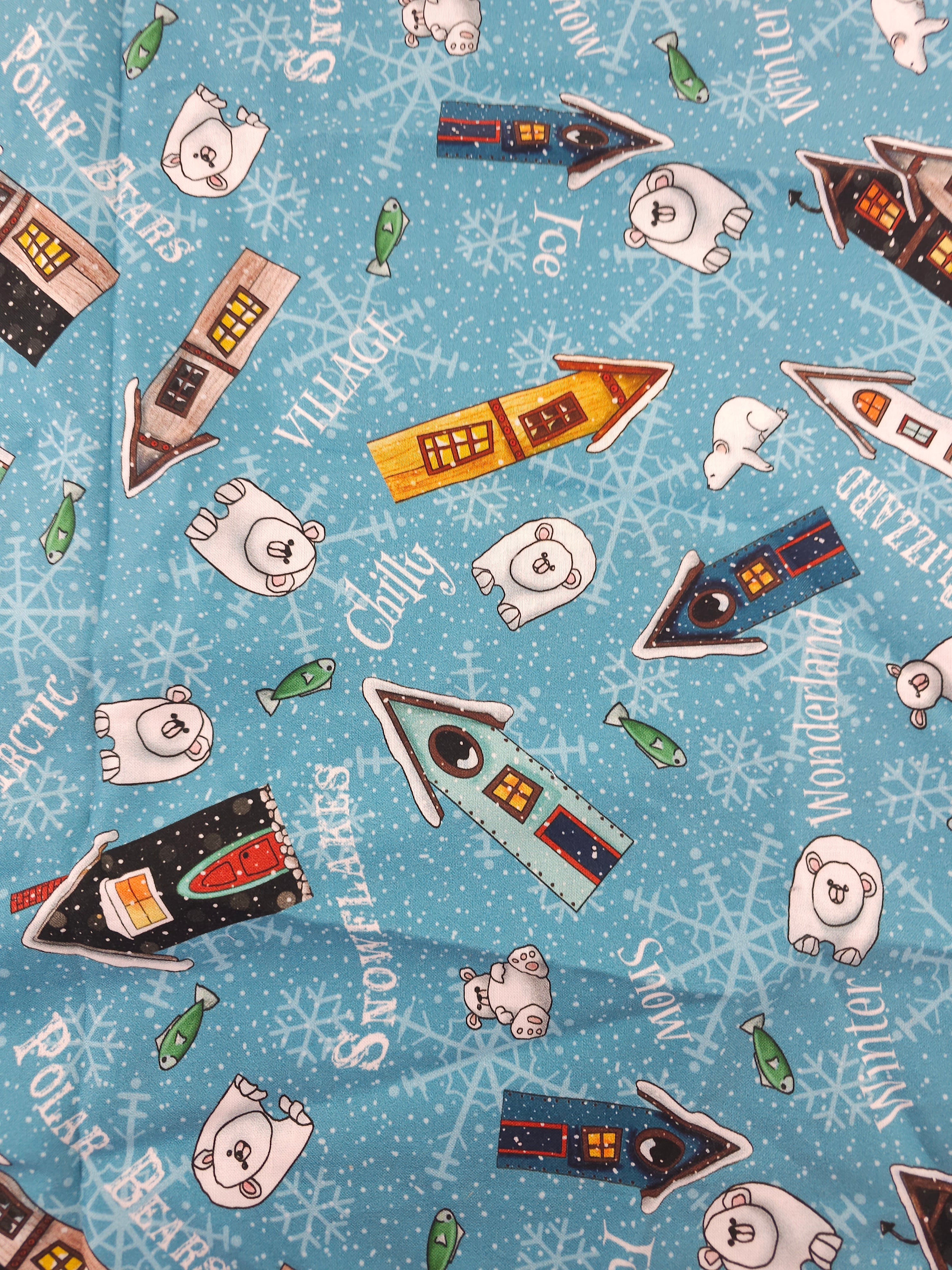 Winter wonderland Cotton- 1m piece