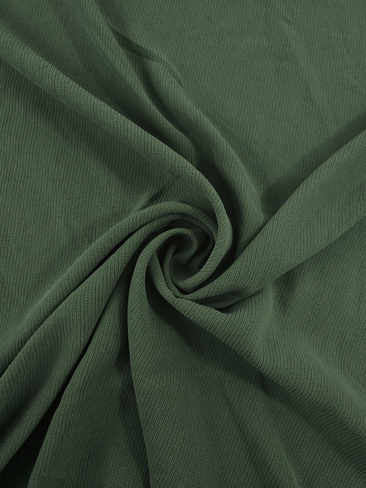 Green Sandwashed Textured Cupro Nylon