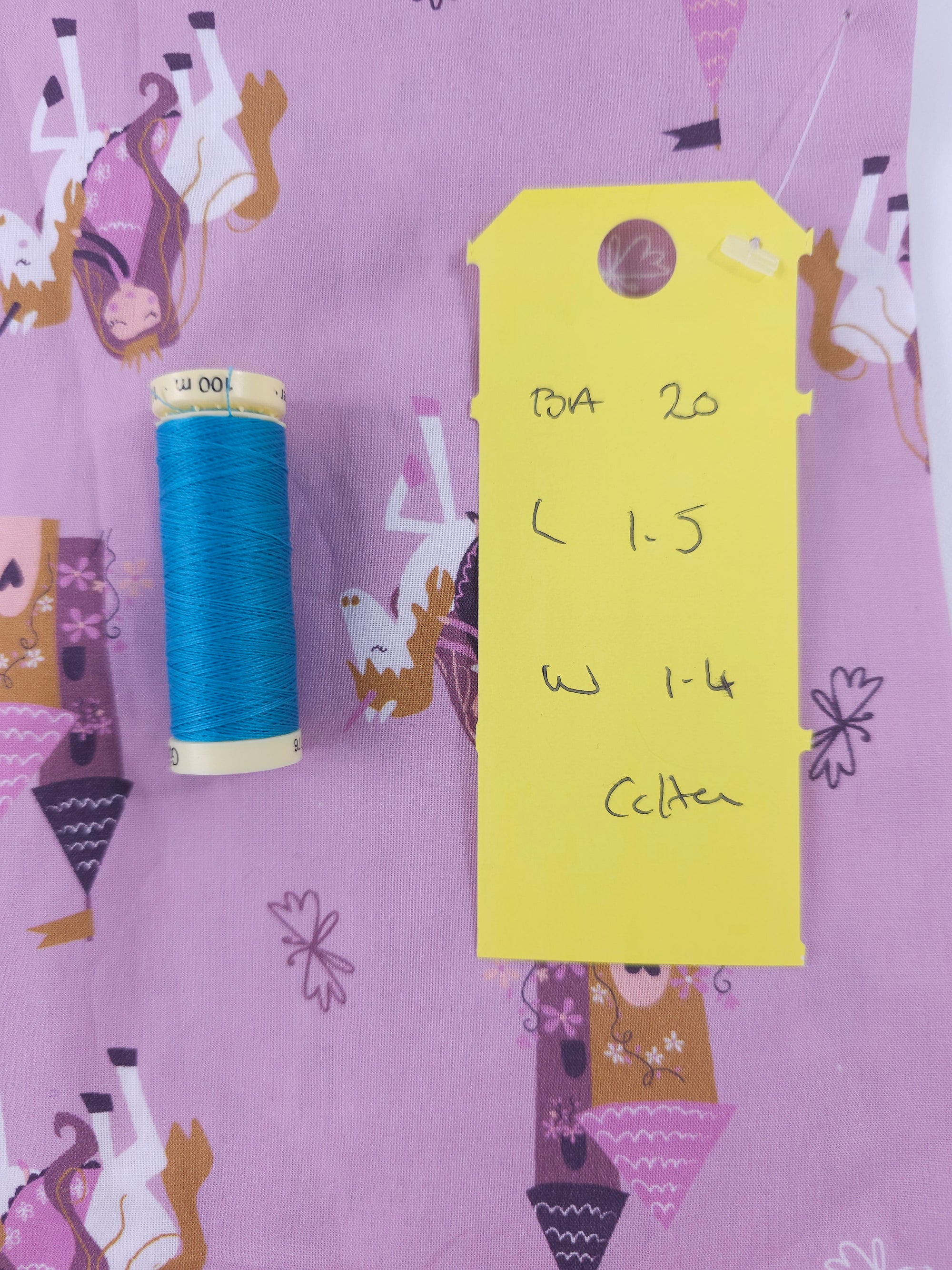 Lilac princess Cotton- 1.5m piece