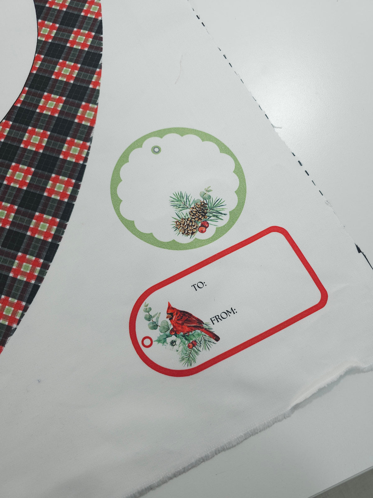 *SEW YOUR OWN* Christmas Tree Skirt Canvas Cotton