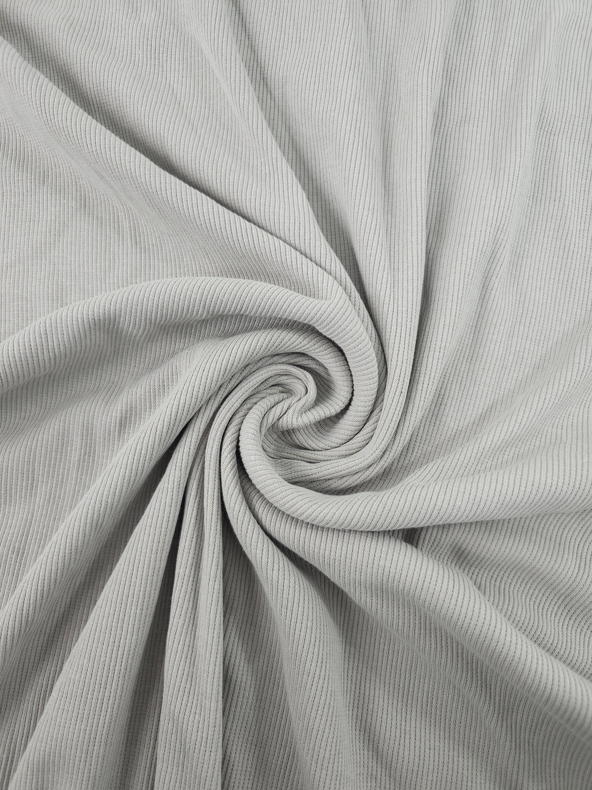 Light Grey Tubular Ribbing
