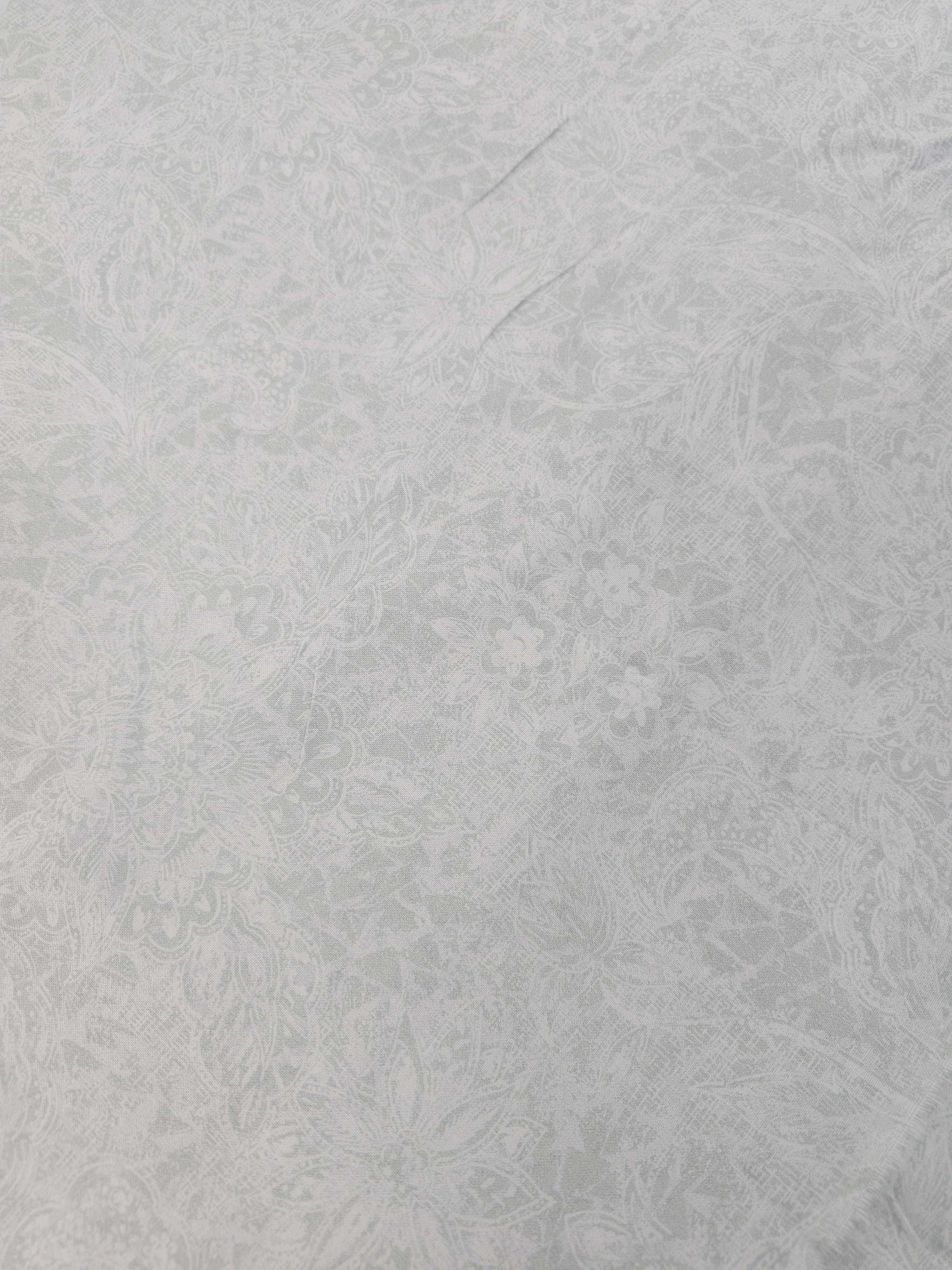 Light grey design Cotton- 1m piece