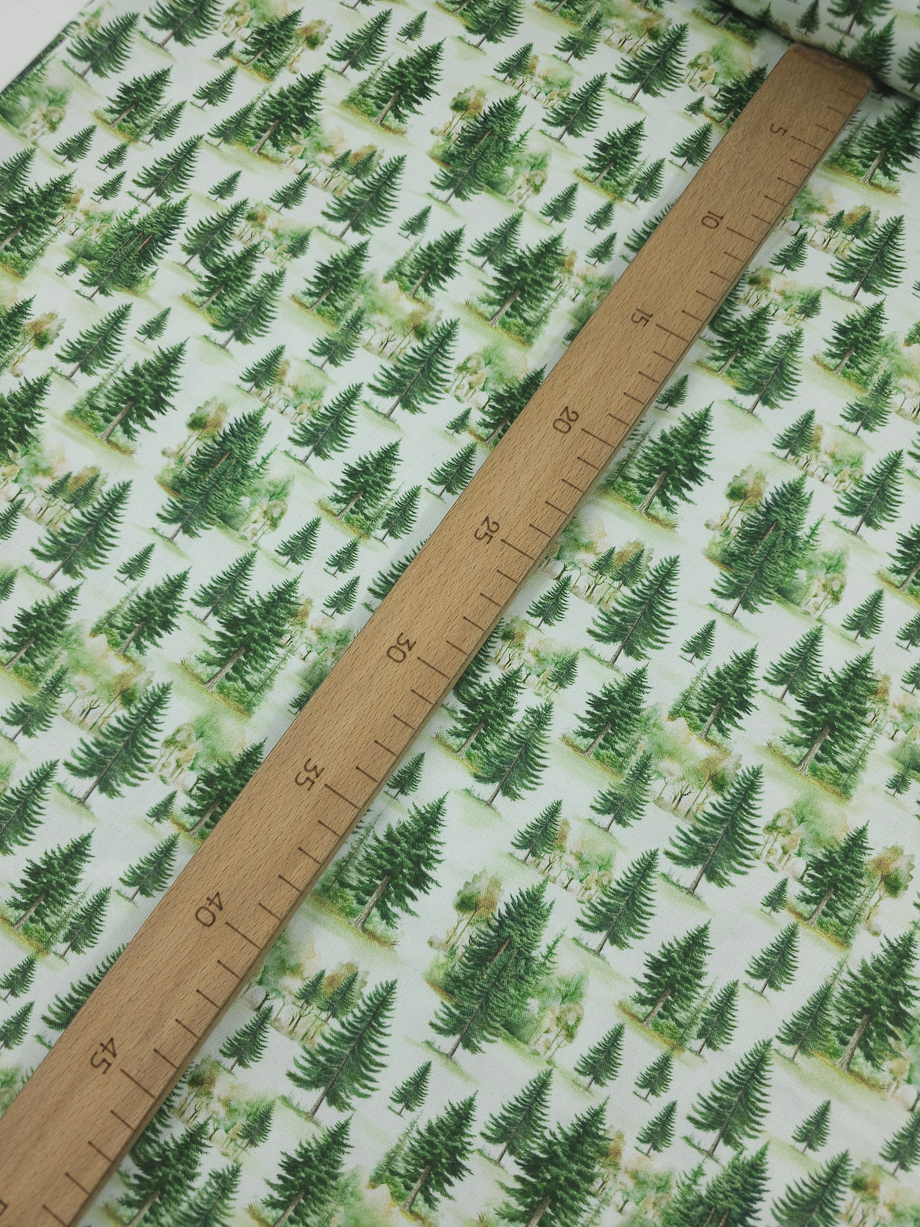 Christmas Tree Forest 100% Cotton
