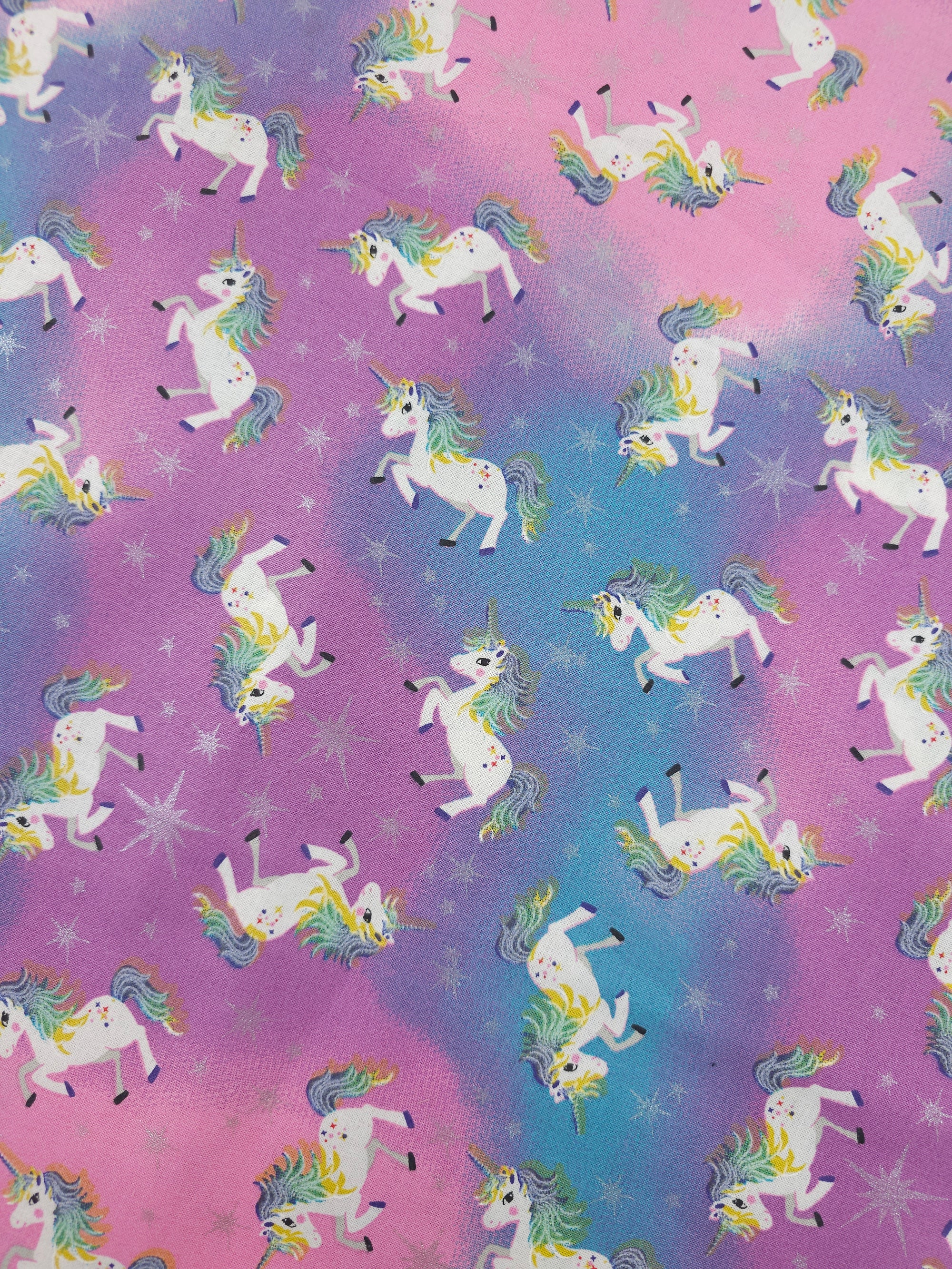 Magical Unicorns 100% Cotton