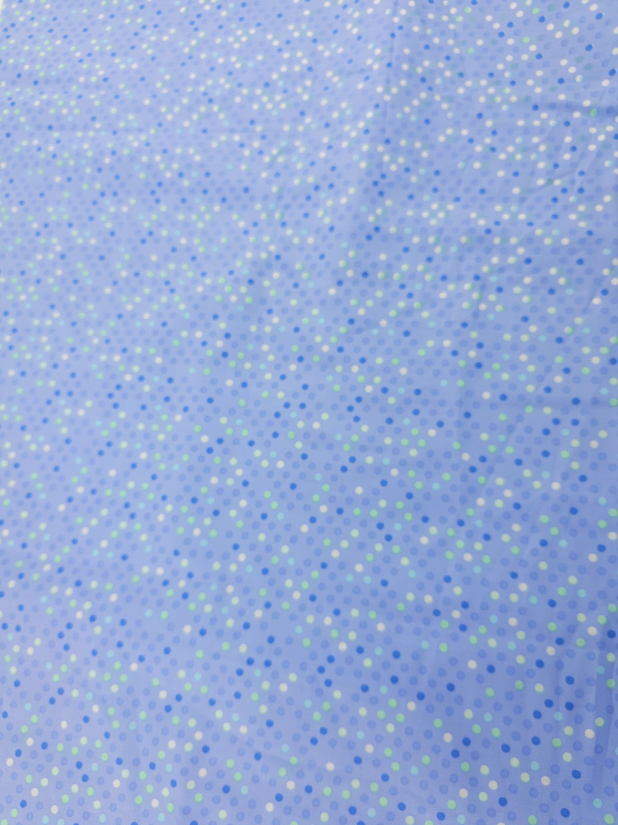 Blue spotted Cotton- 1.6m piece