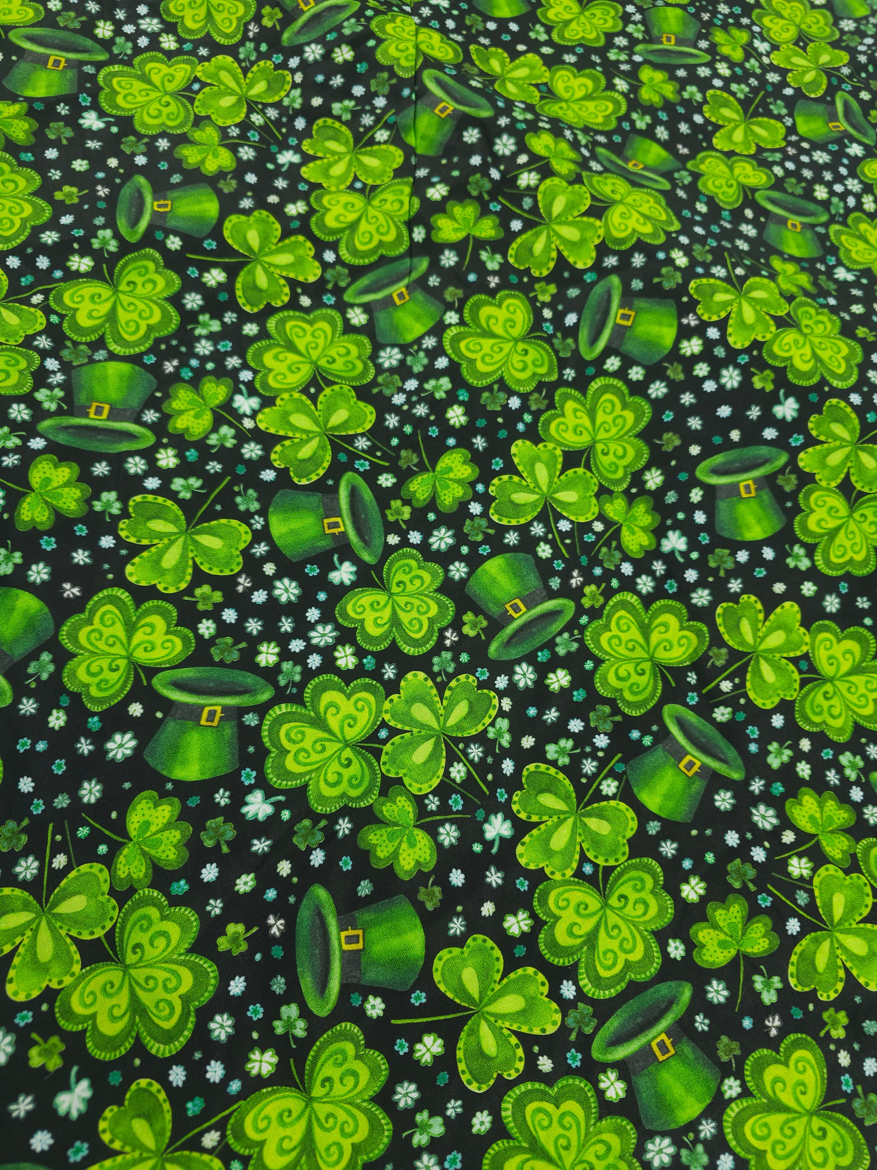 Irish shamrock Cotton- 1.8m piece