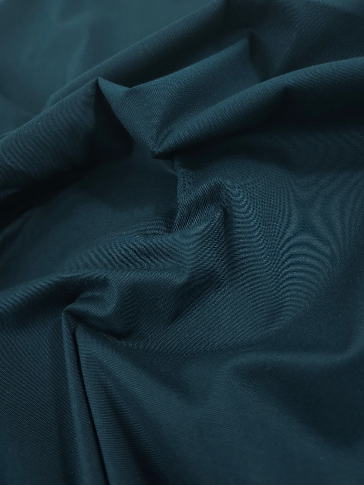 Deep Teal Cotton Twill