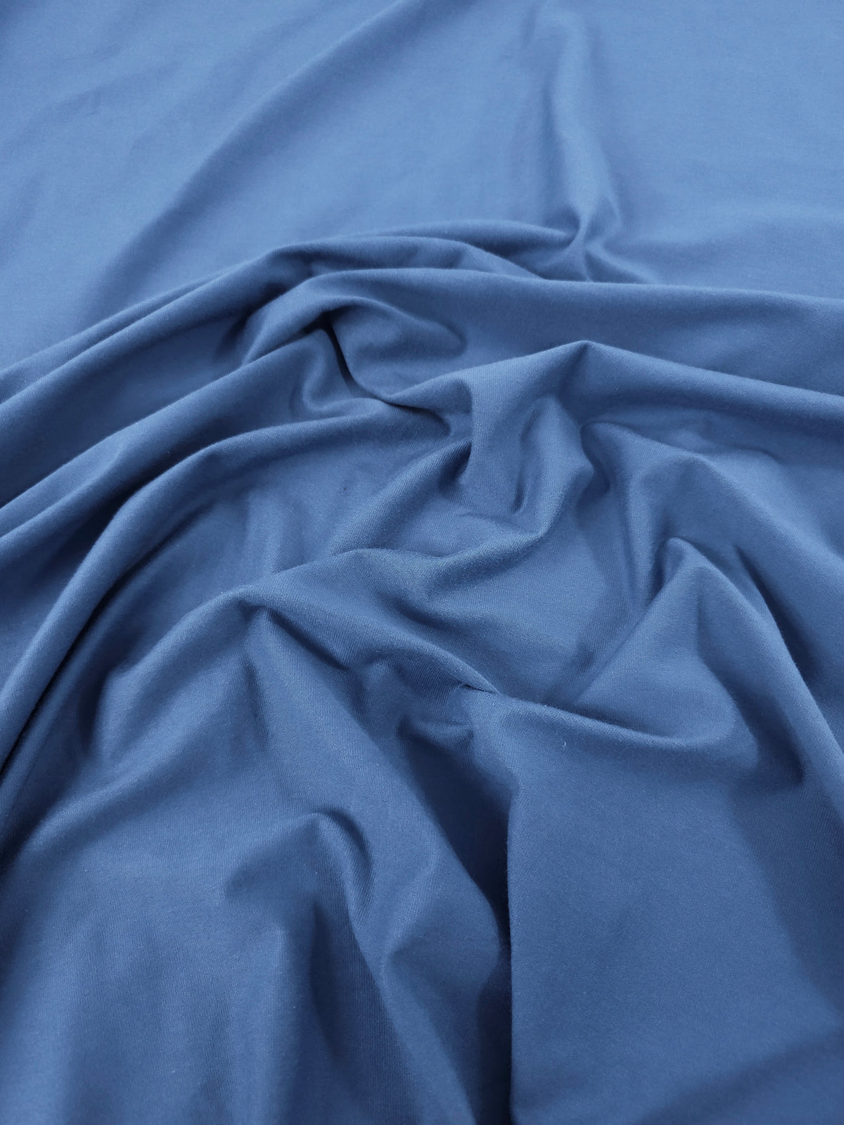 Admiral Blue Bamboo Cotton Jersey