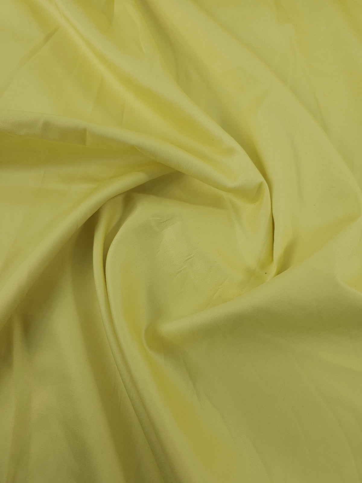 Pale Yellow Cotton Satin 45"
