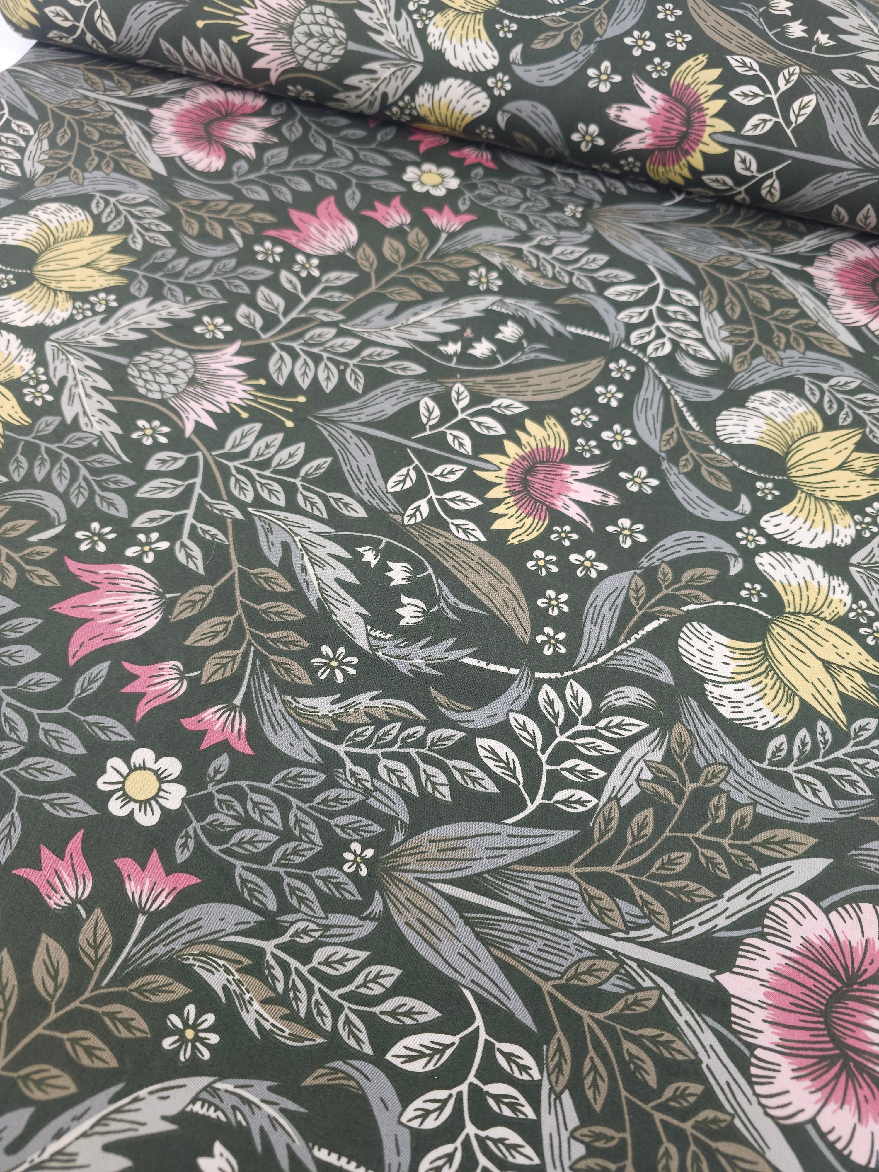 Forest Floral 100% Cotton 82” - Ikea *EXTRA WIDE*
