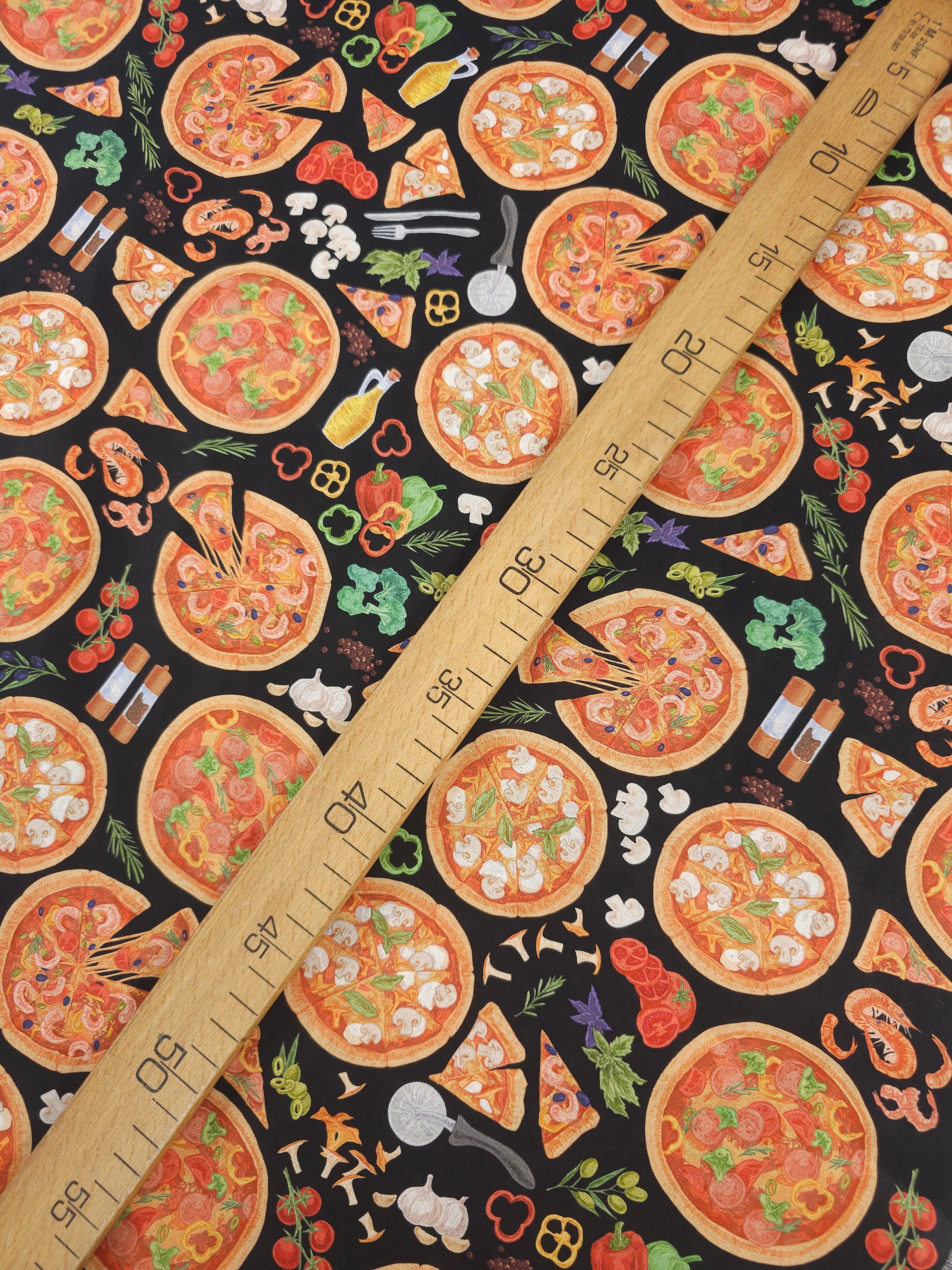 Pizza Party 100% Cotton
