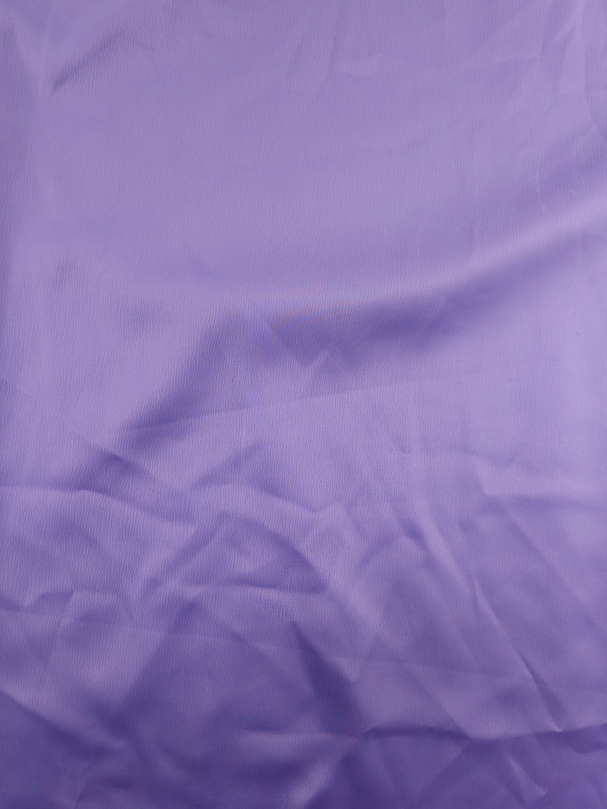 Purple Crepe Back Satin - 1.1m Piece