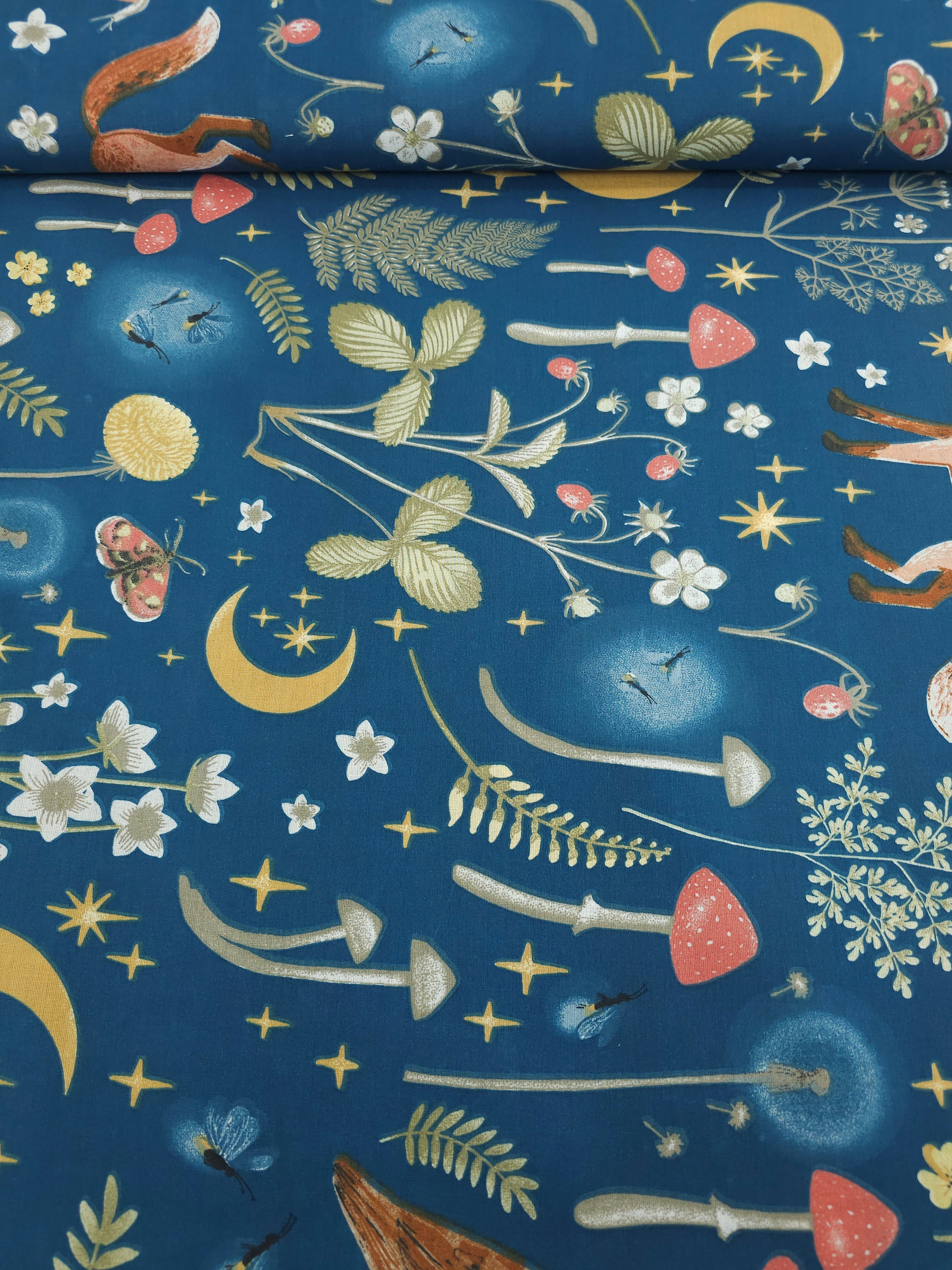 Enchanted Twilight Forest 100% Cotton 86" - Catherine Lansfield *EXTRA WIDE*