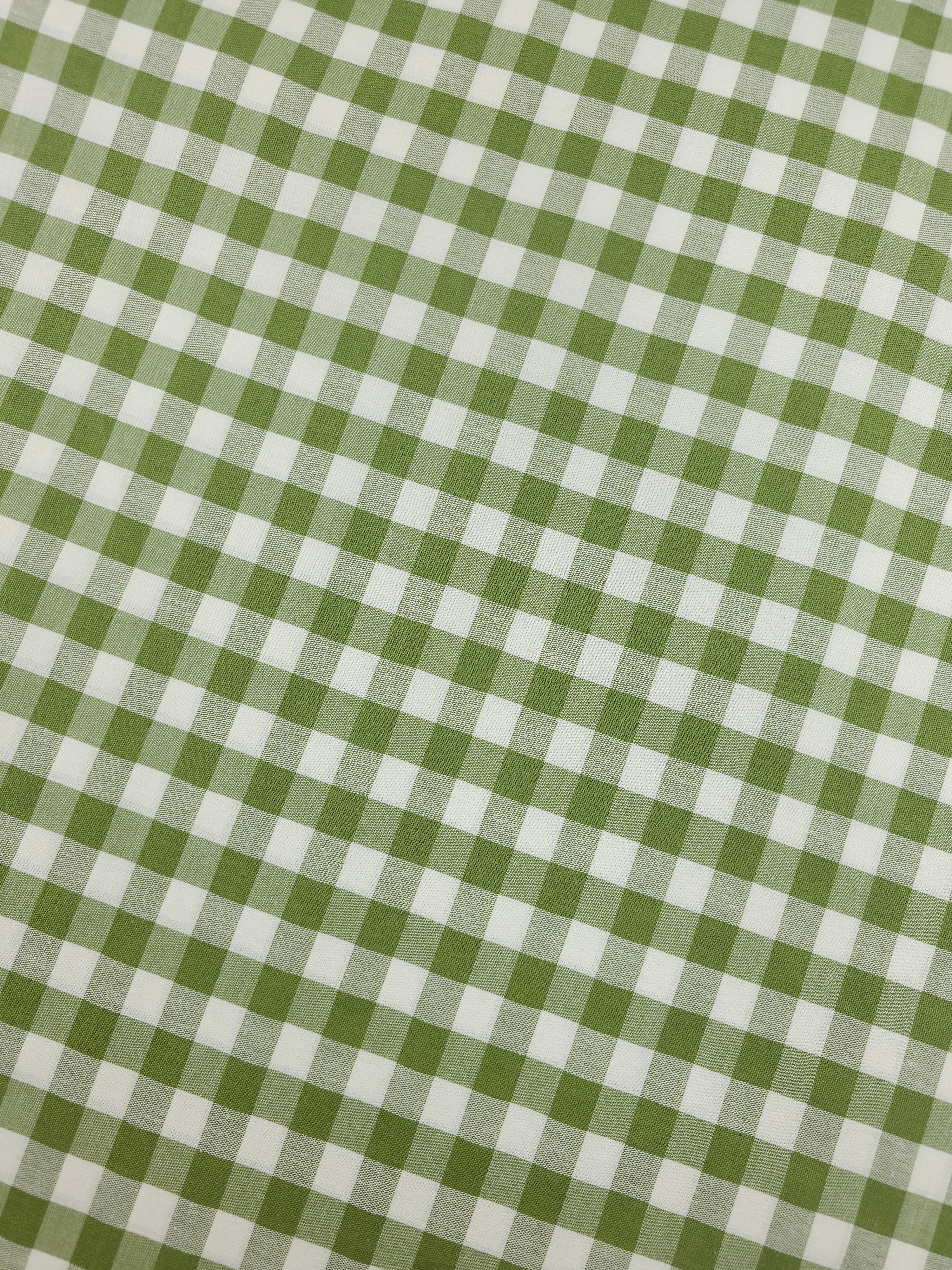 Olive Big Gingham 100% Cotton 82" *EXTRA WIDE*