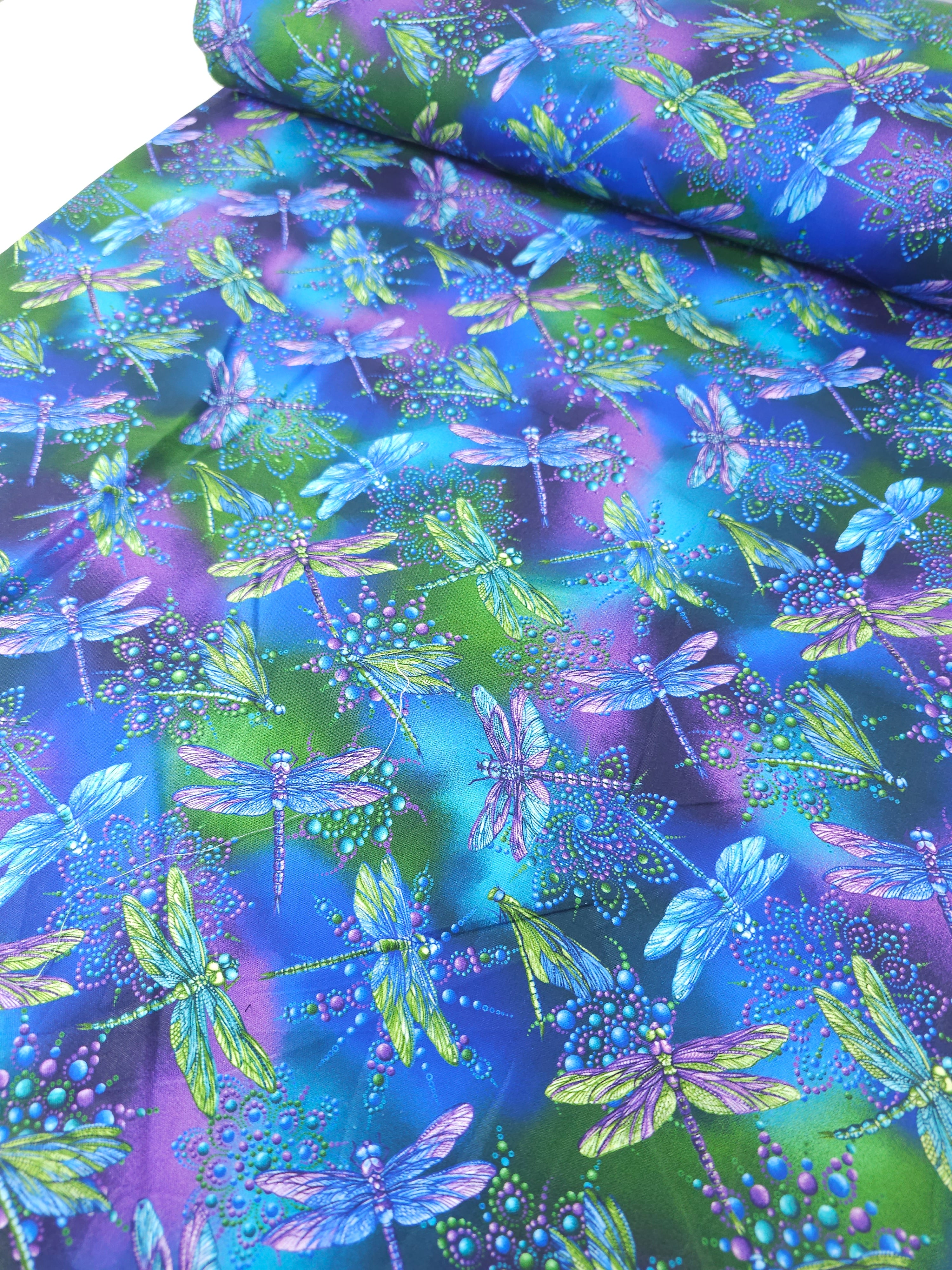 Dragonfly River 100% Cotton - Benartex