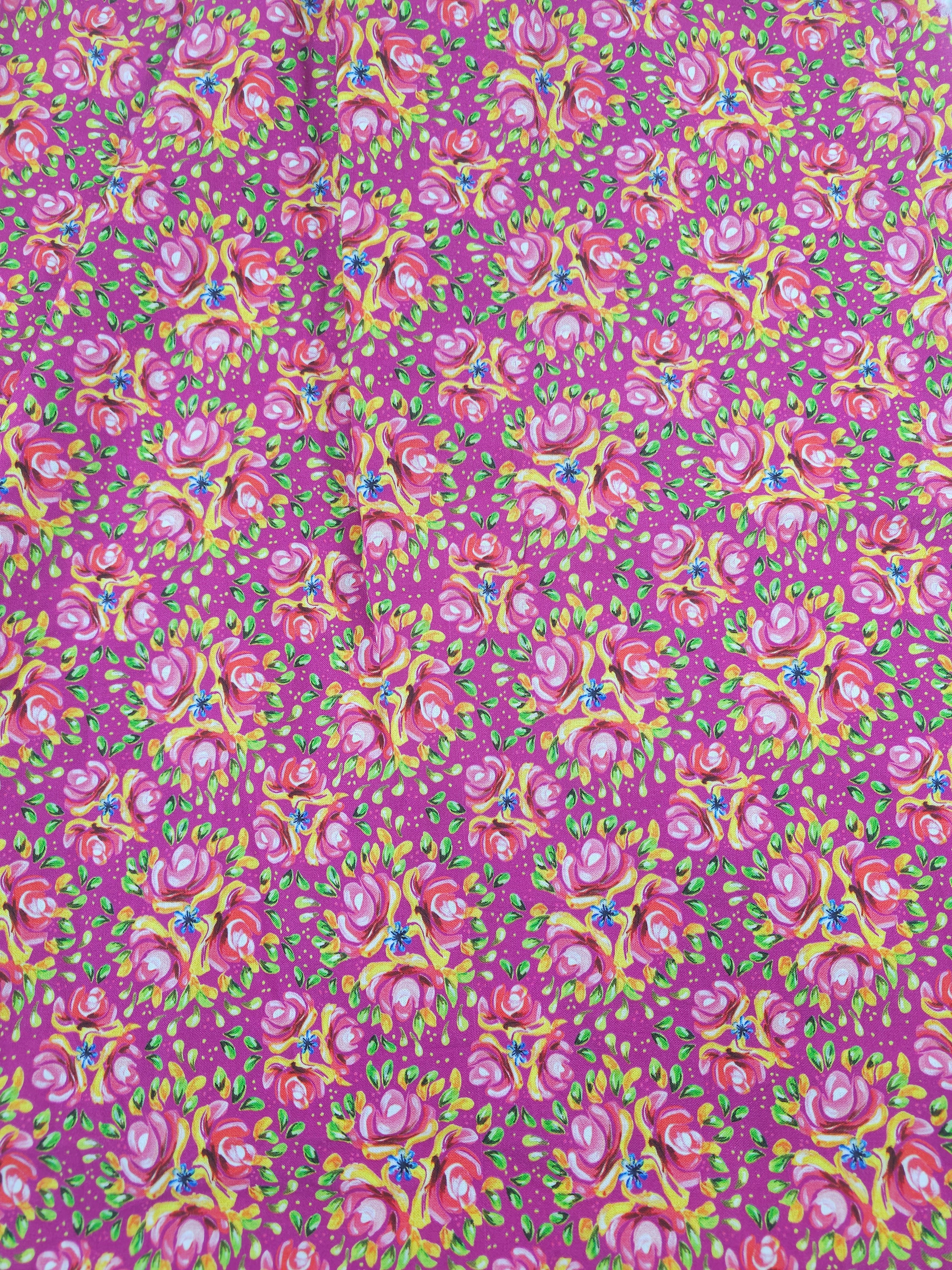 Mulberry floral Cotton- 2m piece