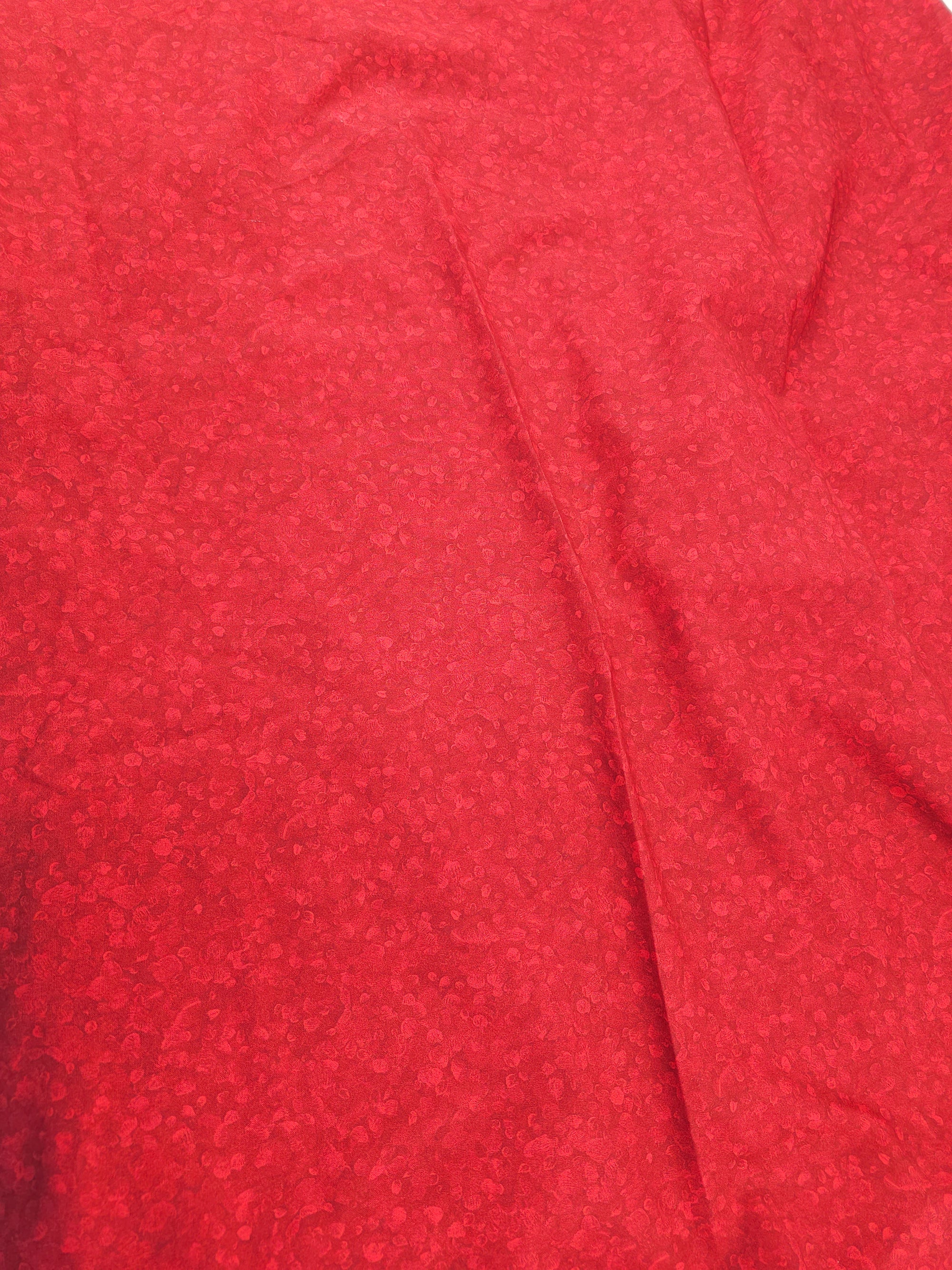 Red petal Cotton- 1m piece