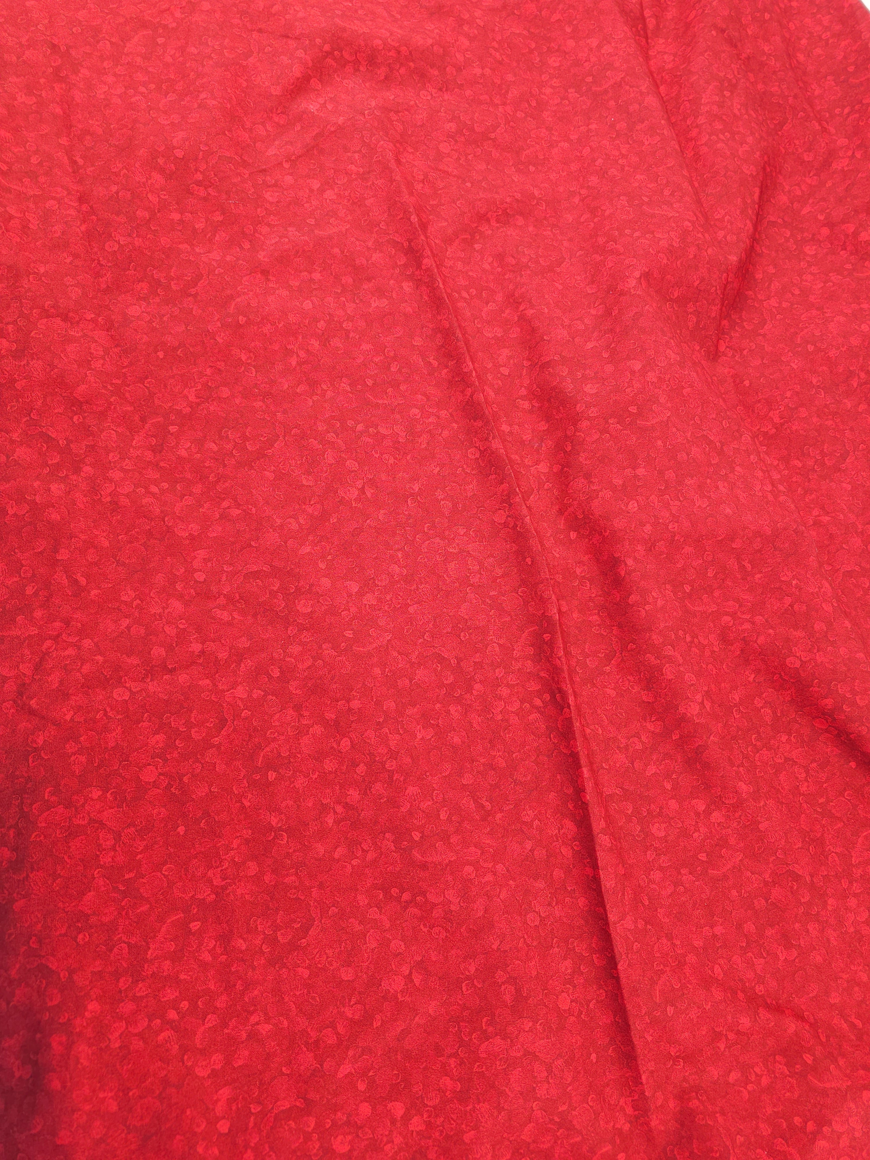 Red petal Cotton- 1m piece