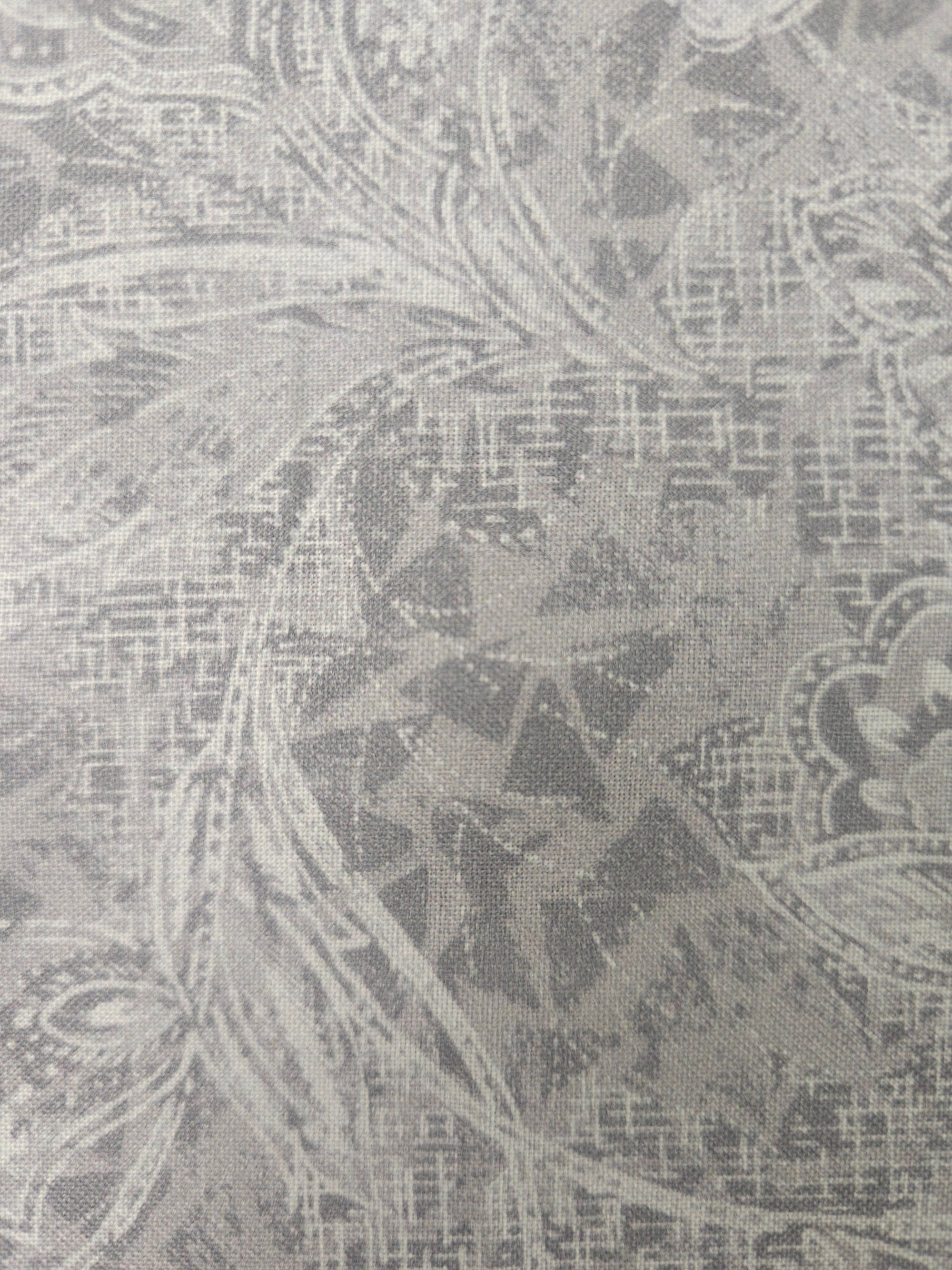 Grey design Cotton- 1m