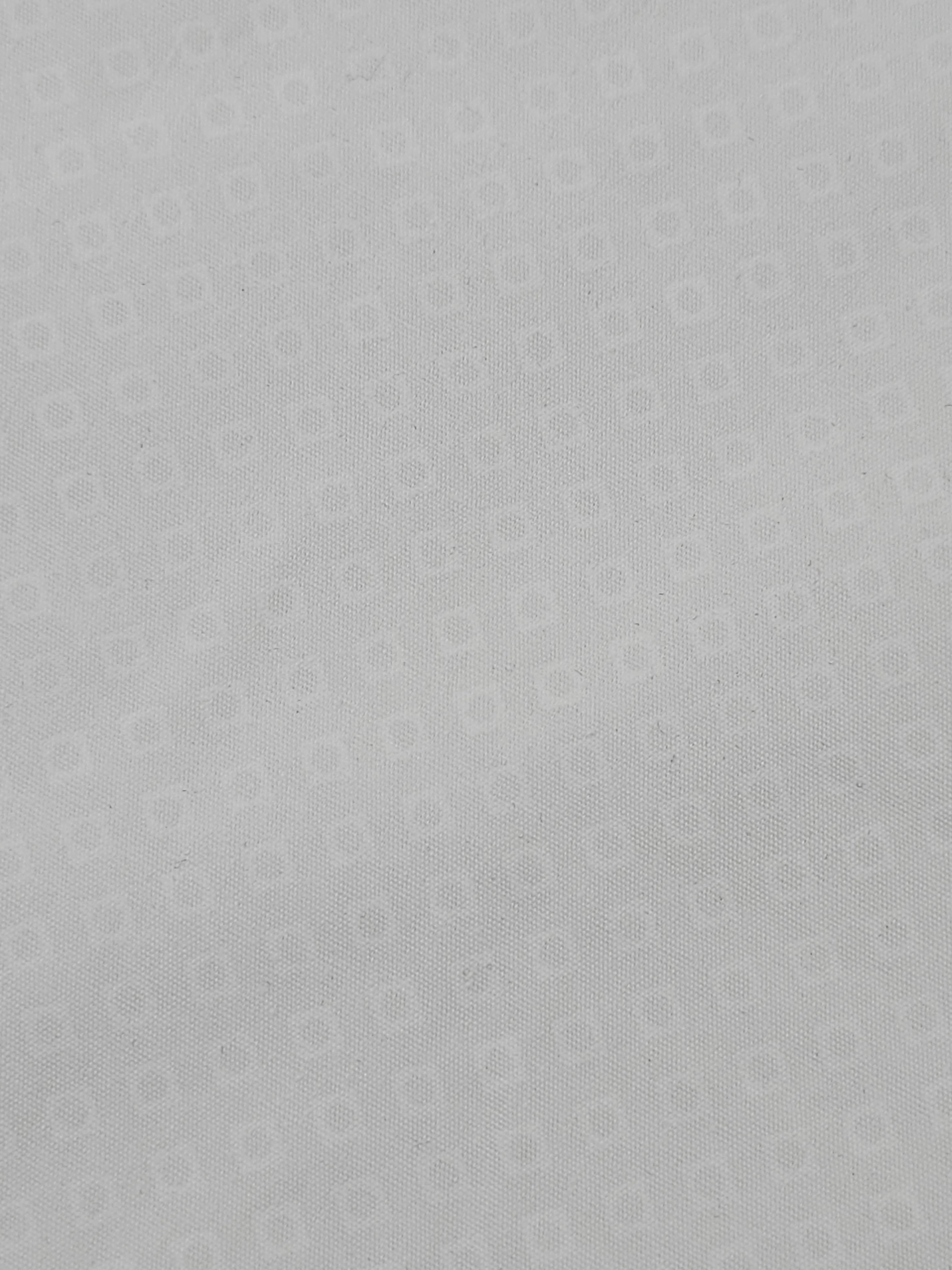 Diamond Circle White On White Tonal 100% Cotton - Benartex