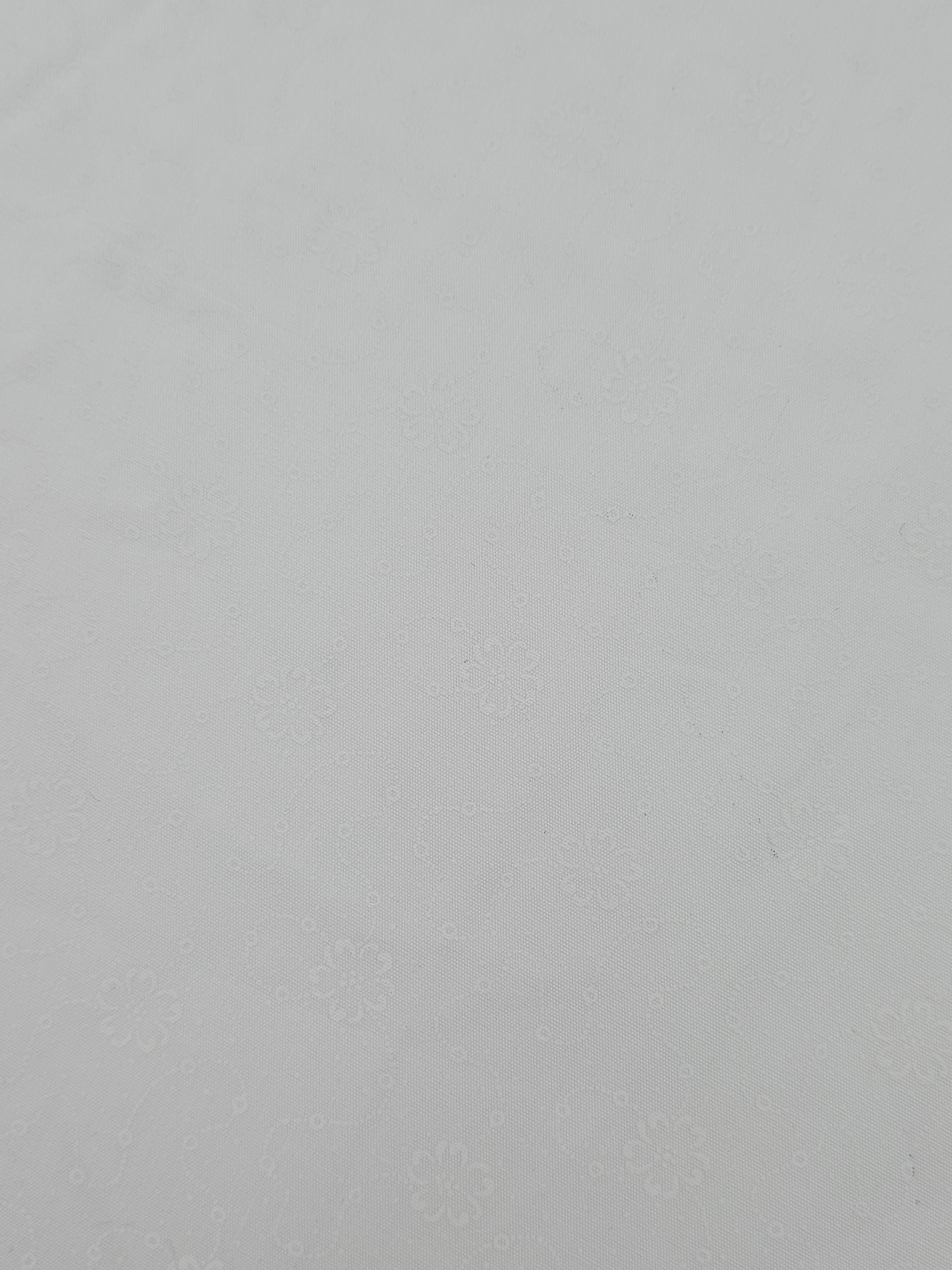 Ditsy Flower Trail White On White Tonal 100% Cotton - Benartex