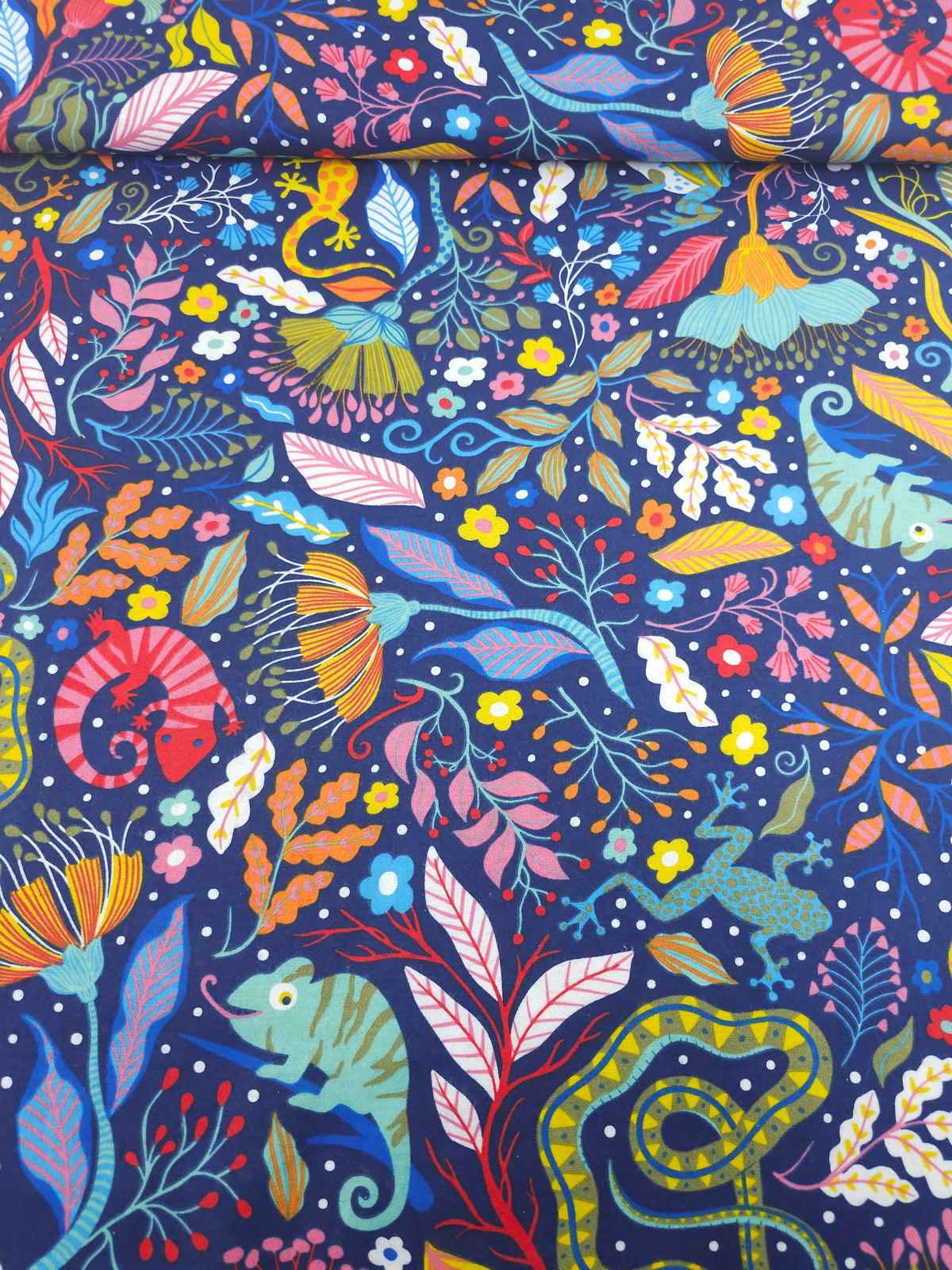 Psychedelic Wild Forest Lightweight Cotton