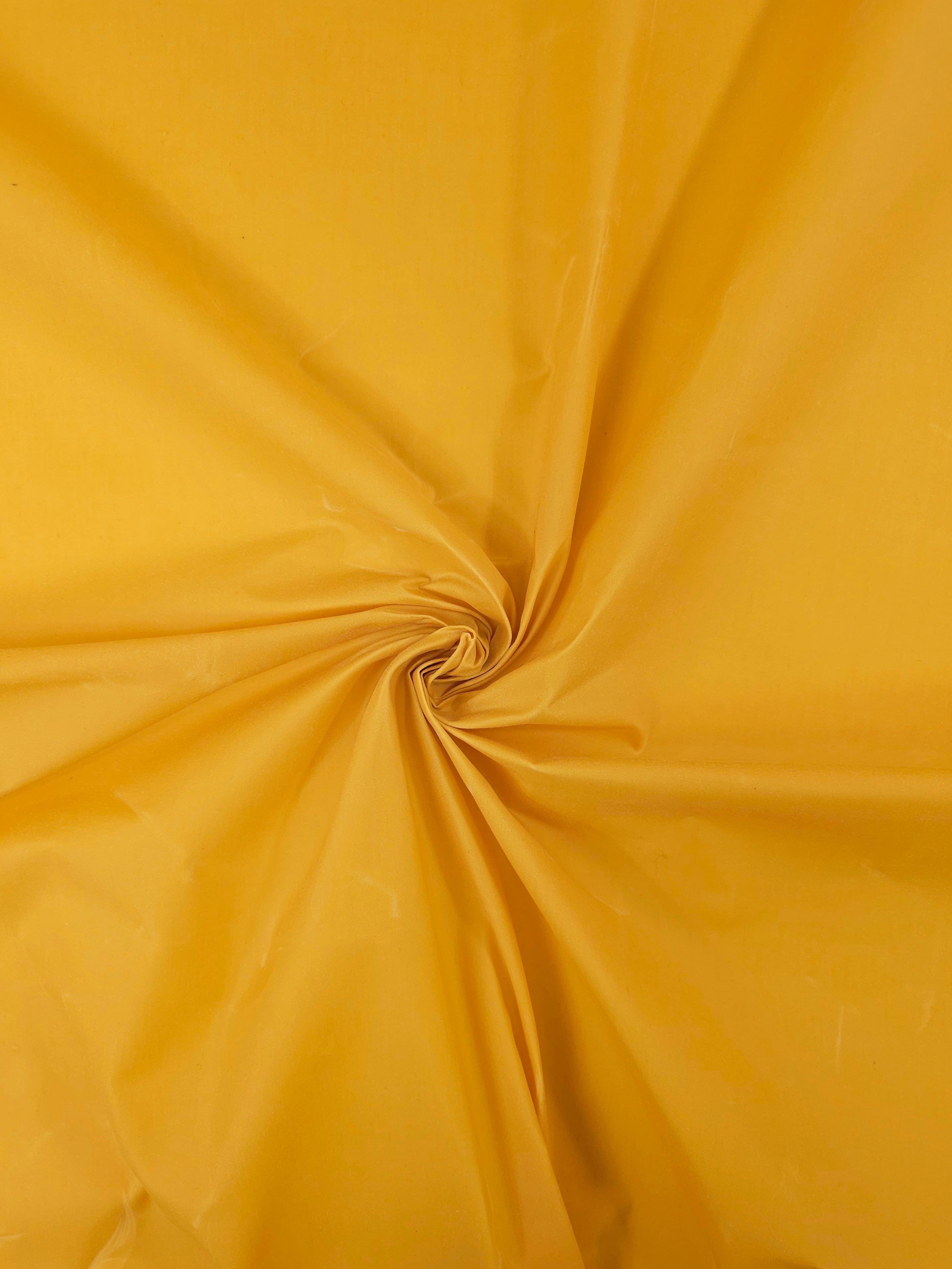 Ochre Yellow Wax Cotton
