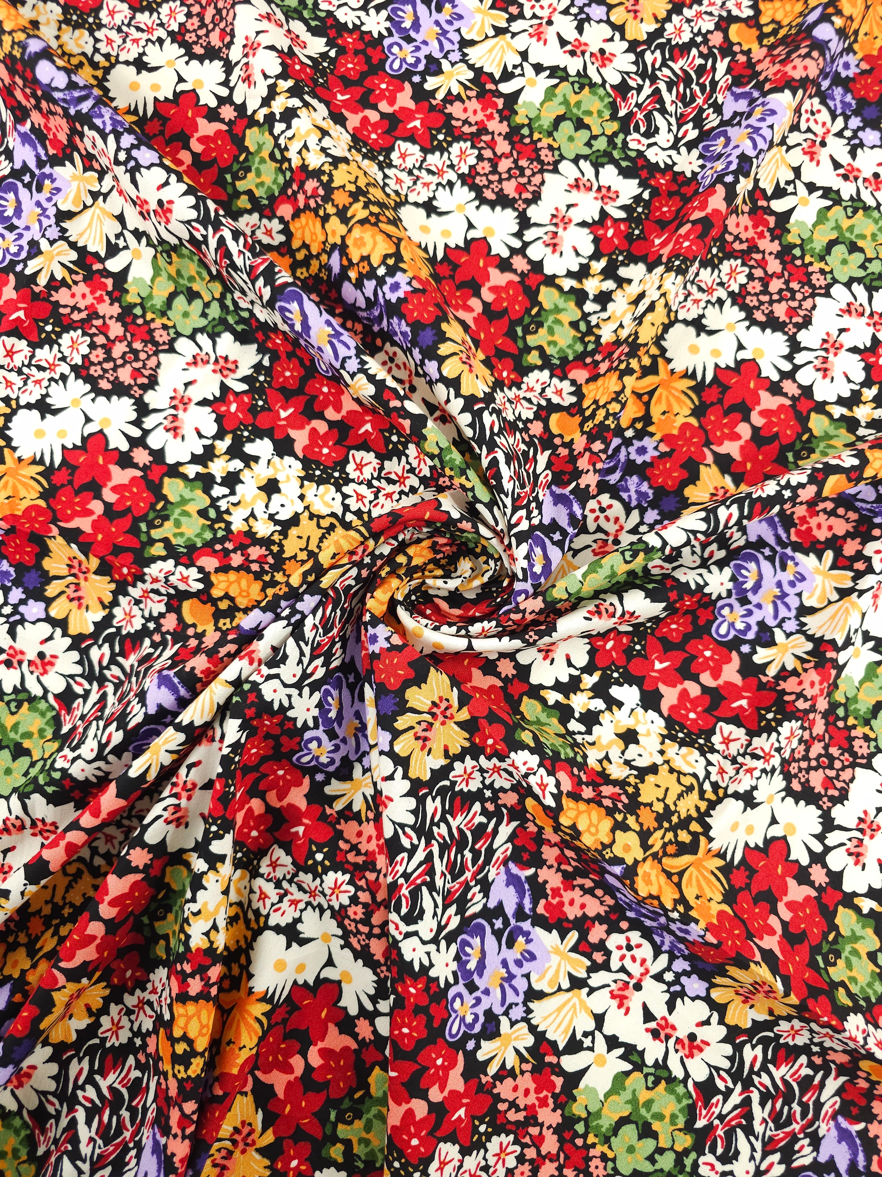 Ditsy Floral Party Fusion Cotton Poplin