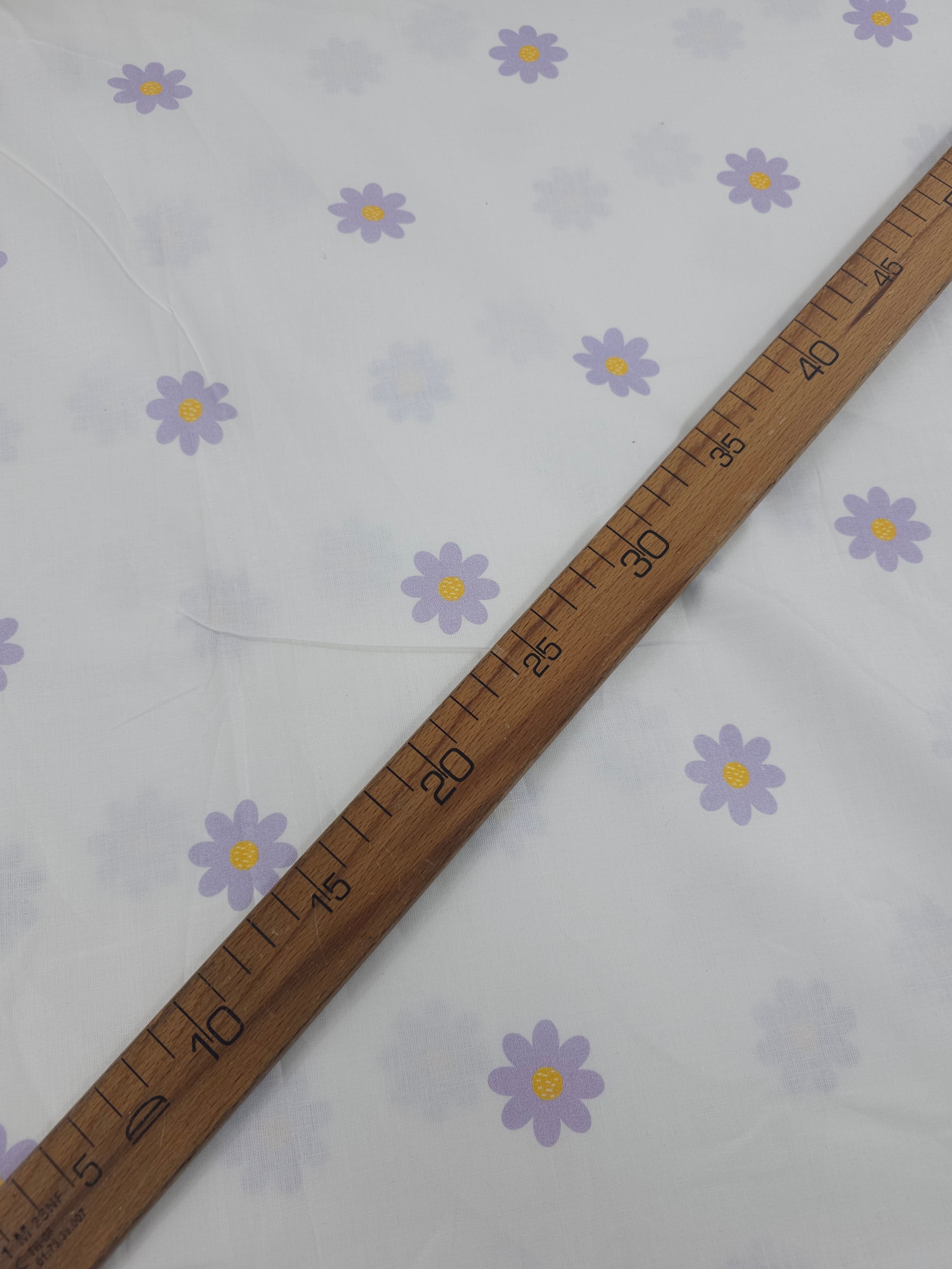 Lilac Daisy 100% Cotton 104” *EXTRA WIDE*