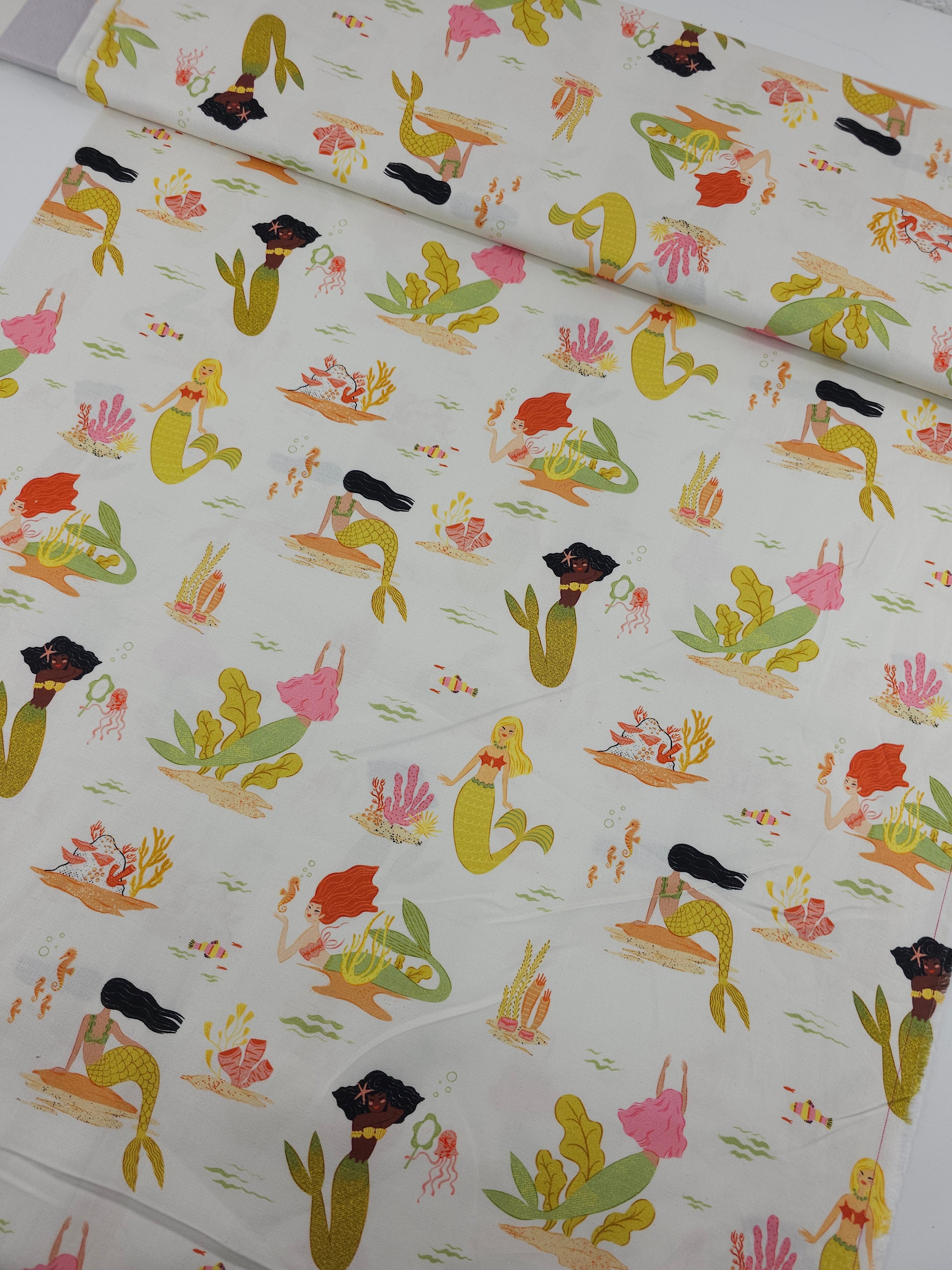 Mermaid Party 100% Cotton