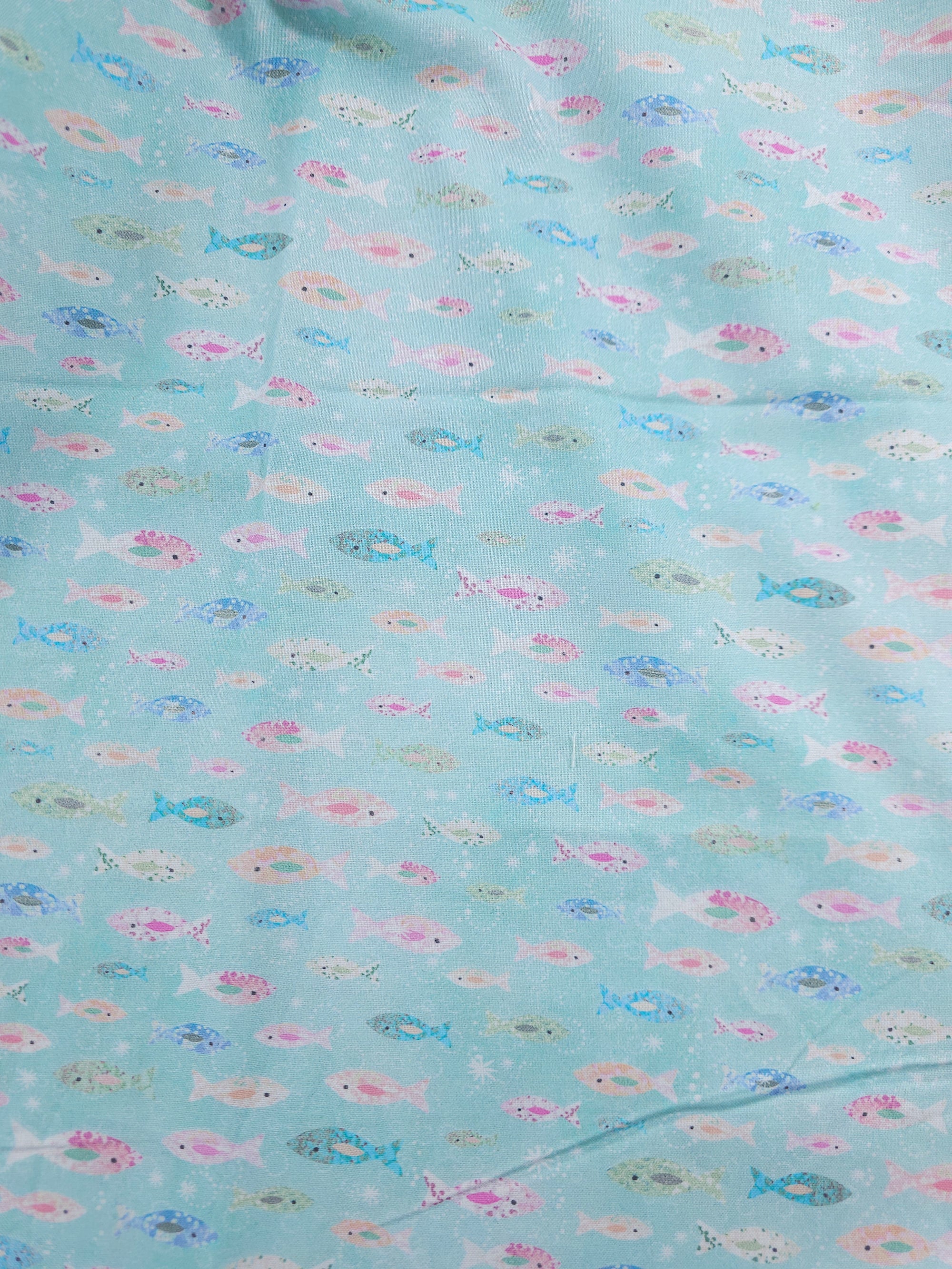 Oceanic Fishy Friends Cotton - 1.2m Piece