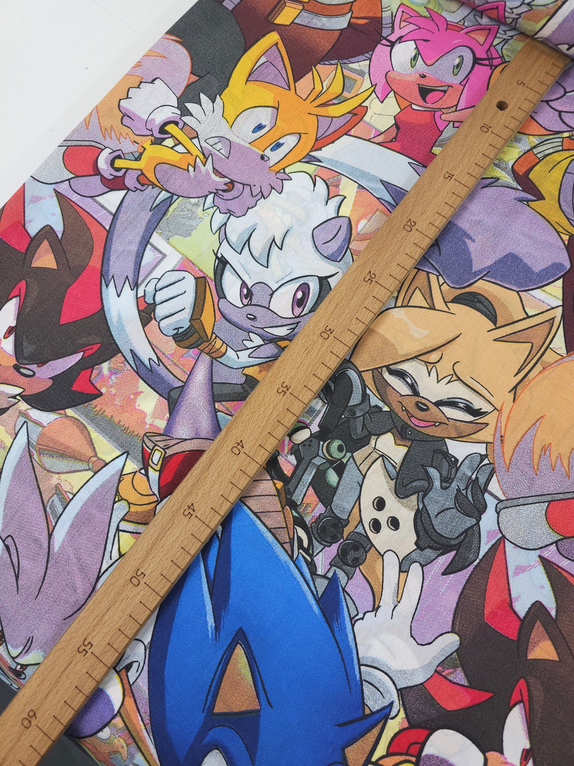 Sonic and Friends 100% Cotton 115" *EXTRA WIDE*