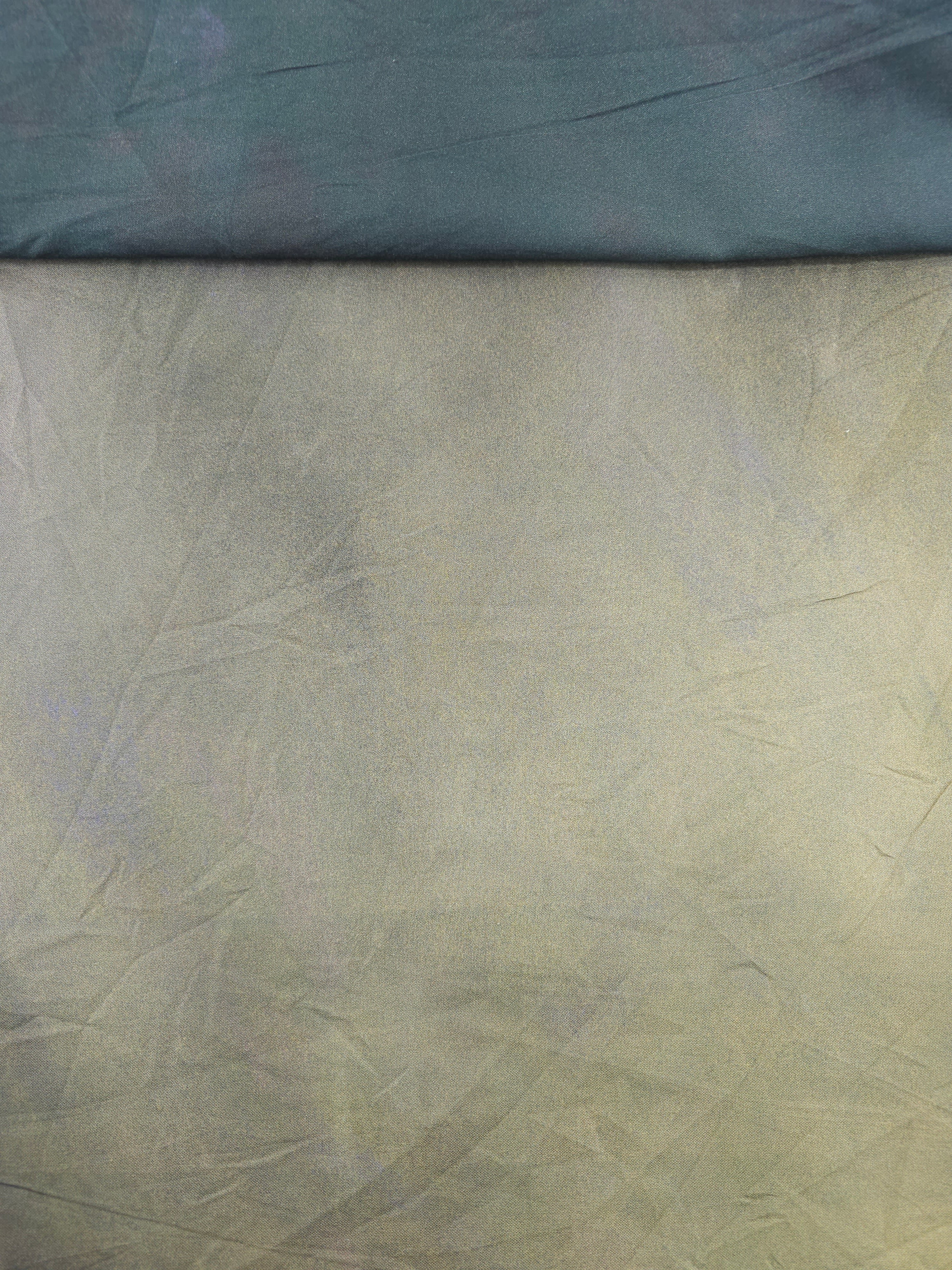 Misty Grey/Marigold Tie Dye 100% Cotton 106" - Robert Kaufman *EXTRA WIDE*