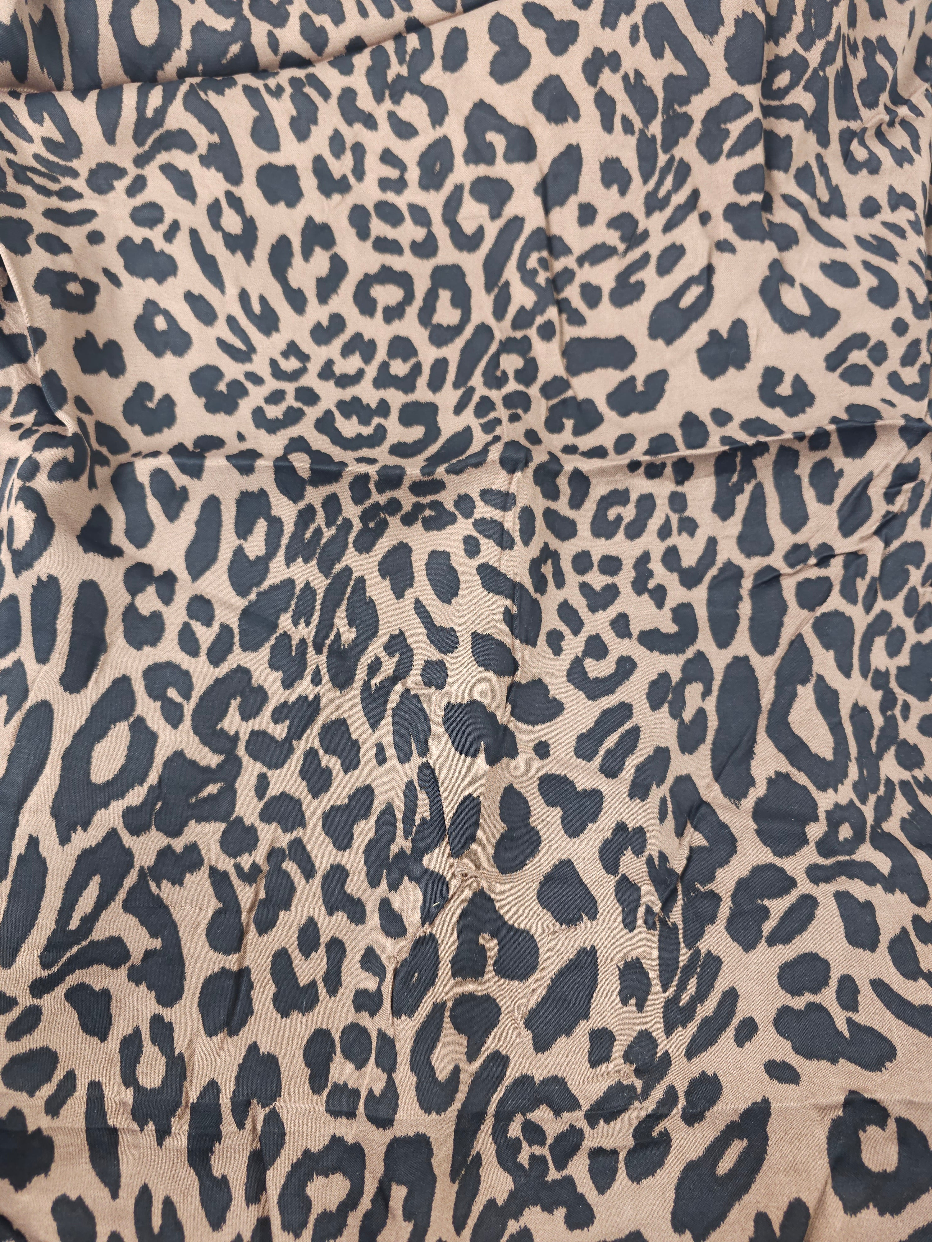 Light cheetah Viscose sateen- 5m piece