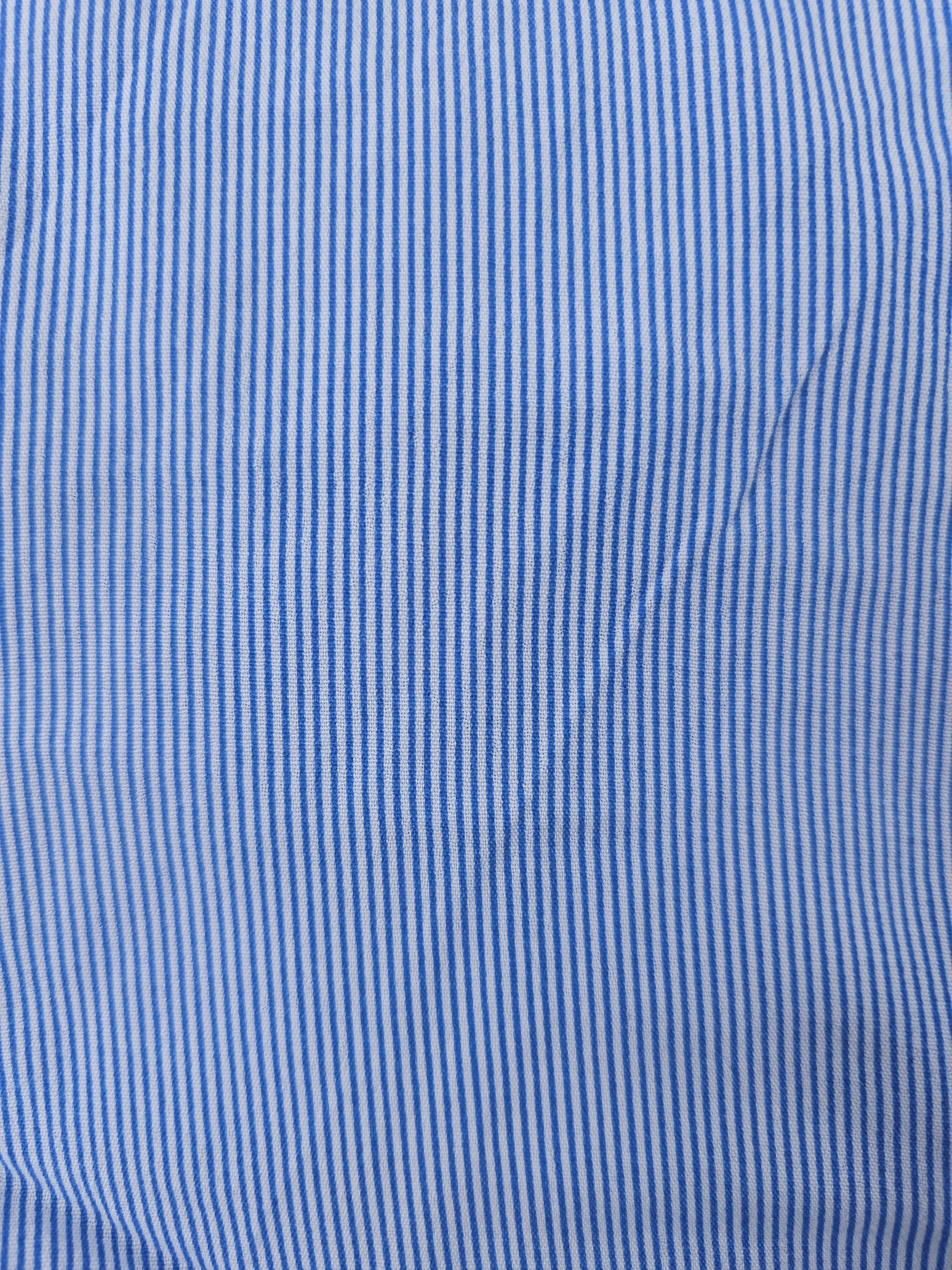Baby blue striped Viscose- 3m piece