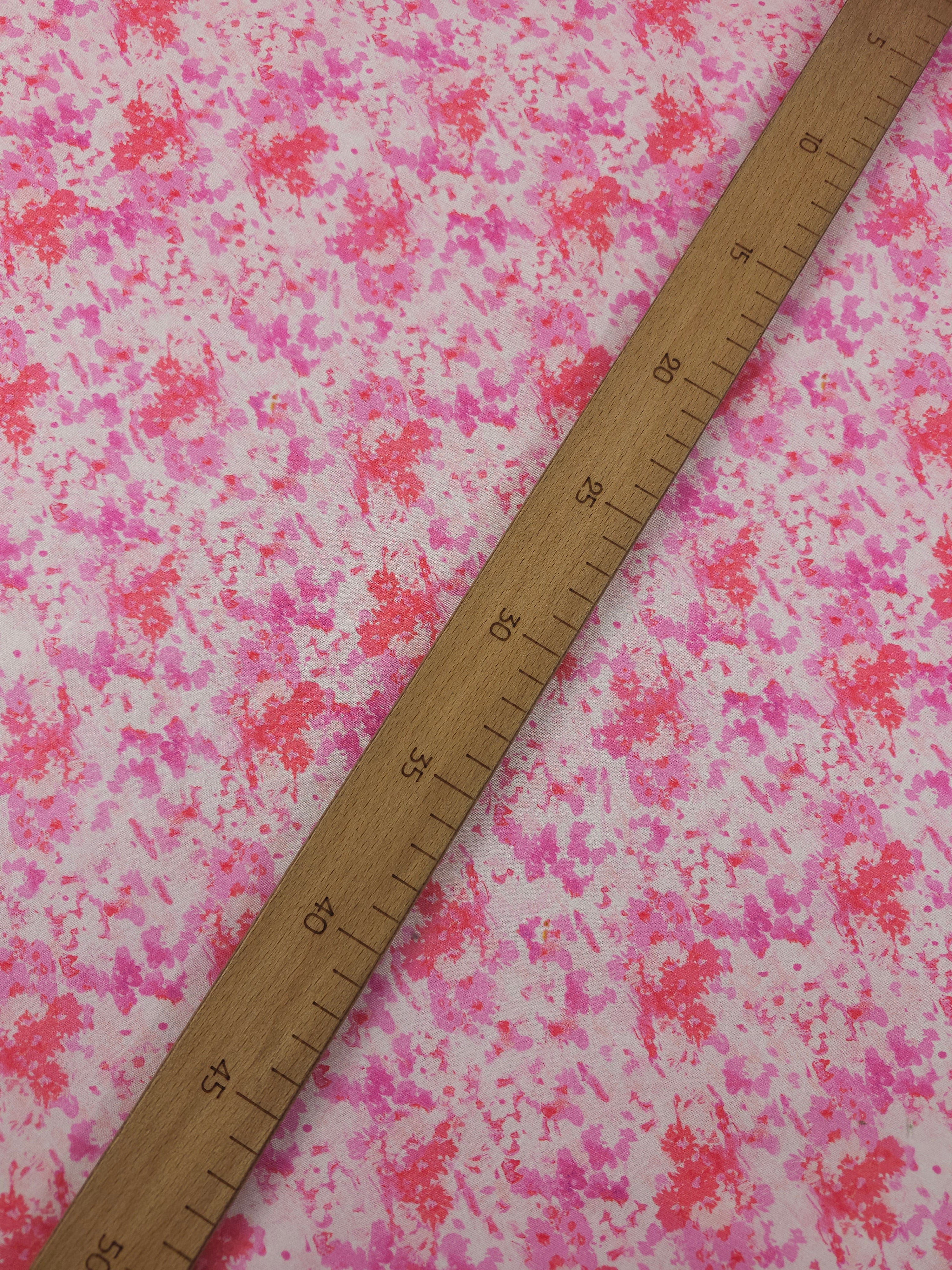 Pink/Peach Abstract Sands 100% Cotton