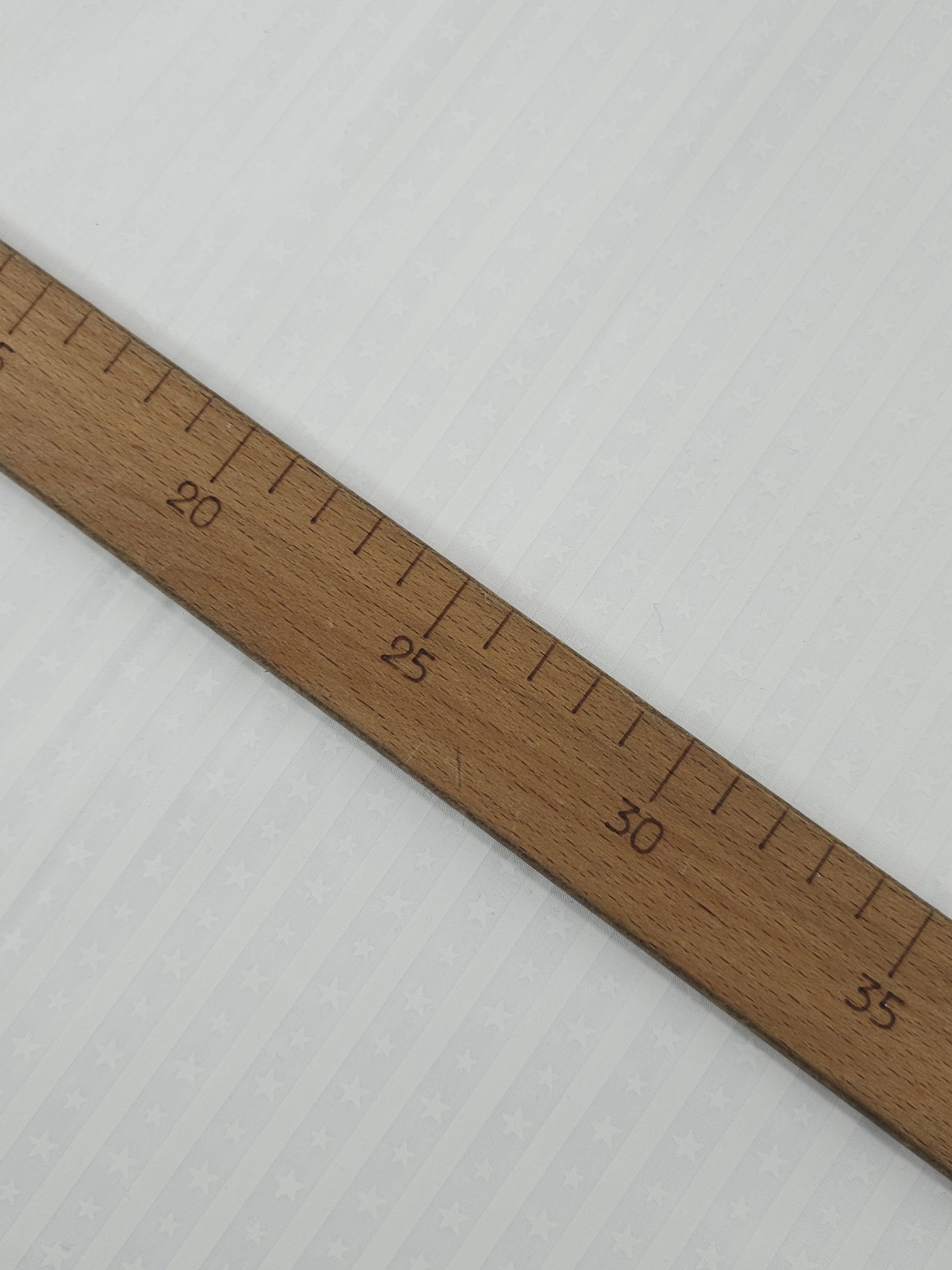 Star Stripe White On White Tonal 100% Cotton - Benartex