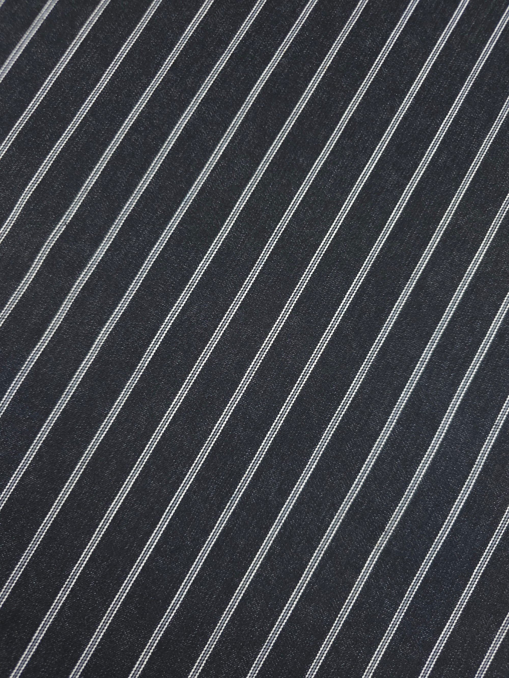 Black/Grey Stripe Denim