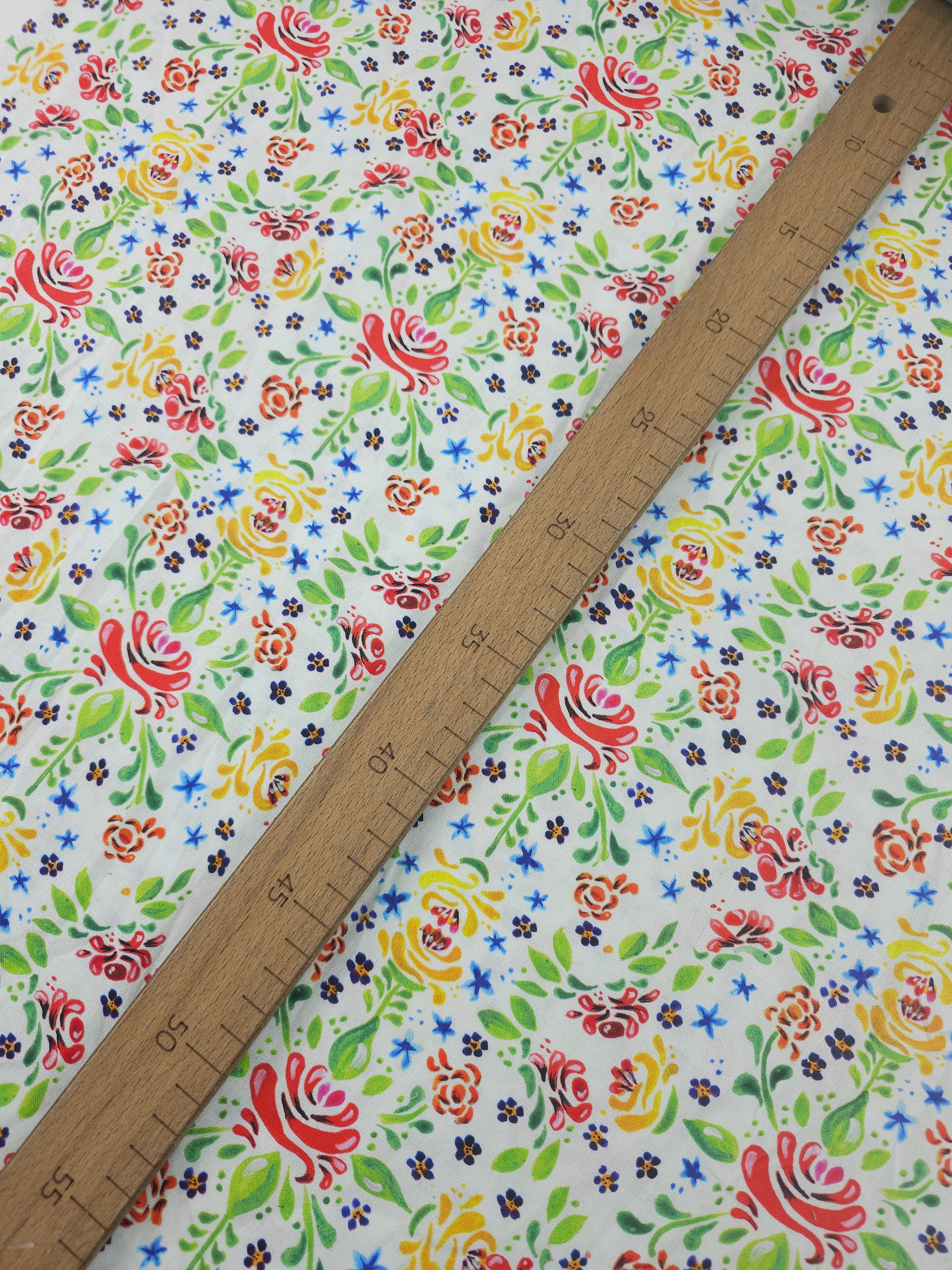 Bohemian Water Florals 100% Cotton