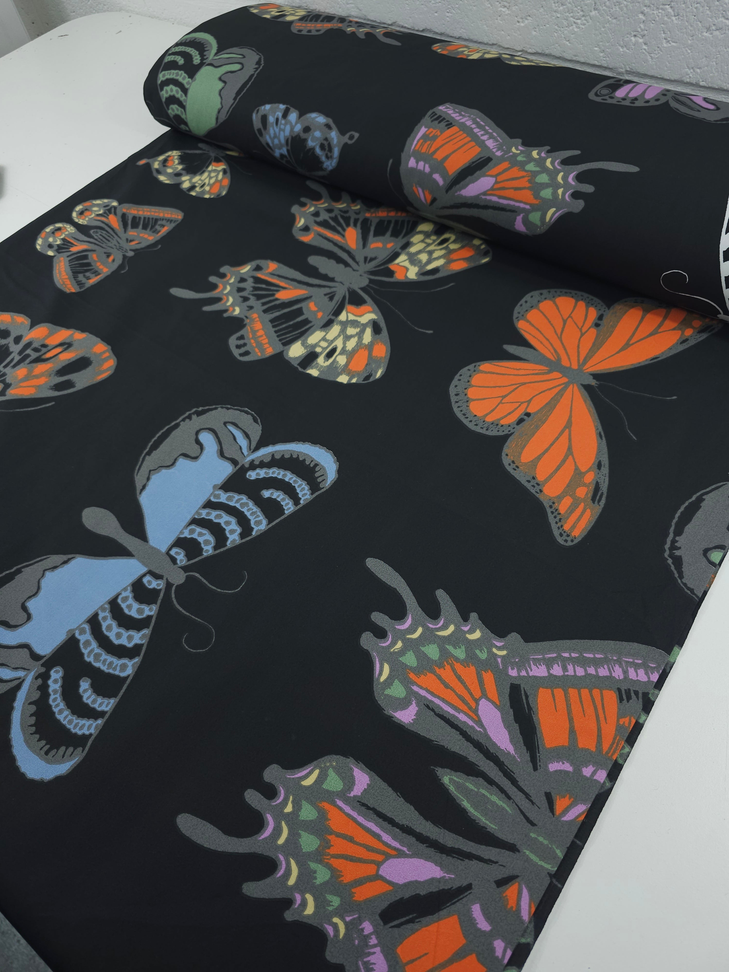 Large Butterfly Kingdom 100% Cotton 106"
