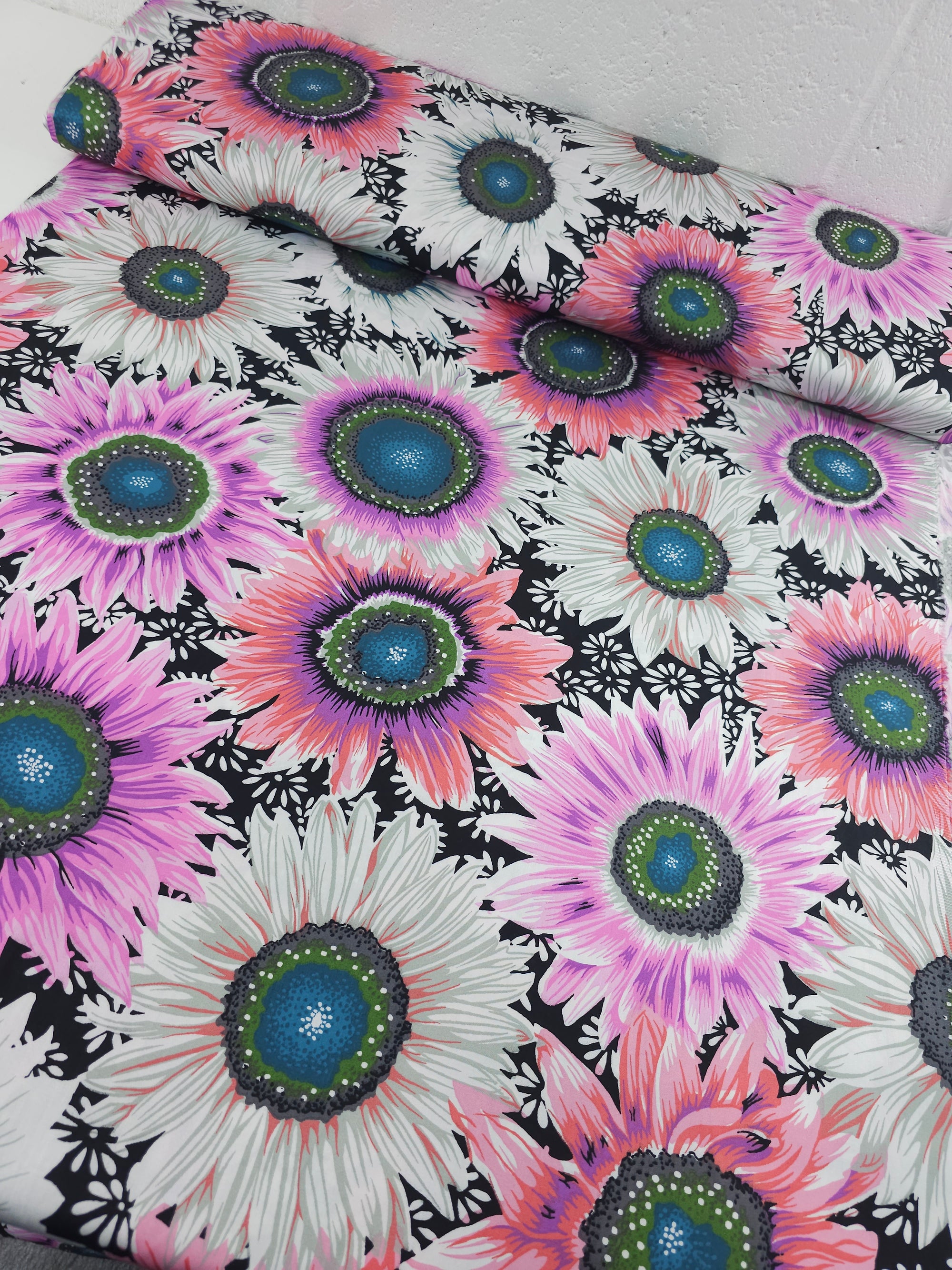 Van Gogh Floral Cotton Sateen 108" - Kaffe Fassett *EXTRA WIDE*