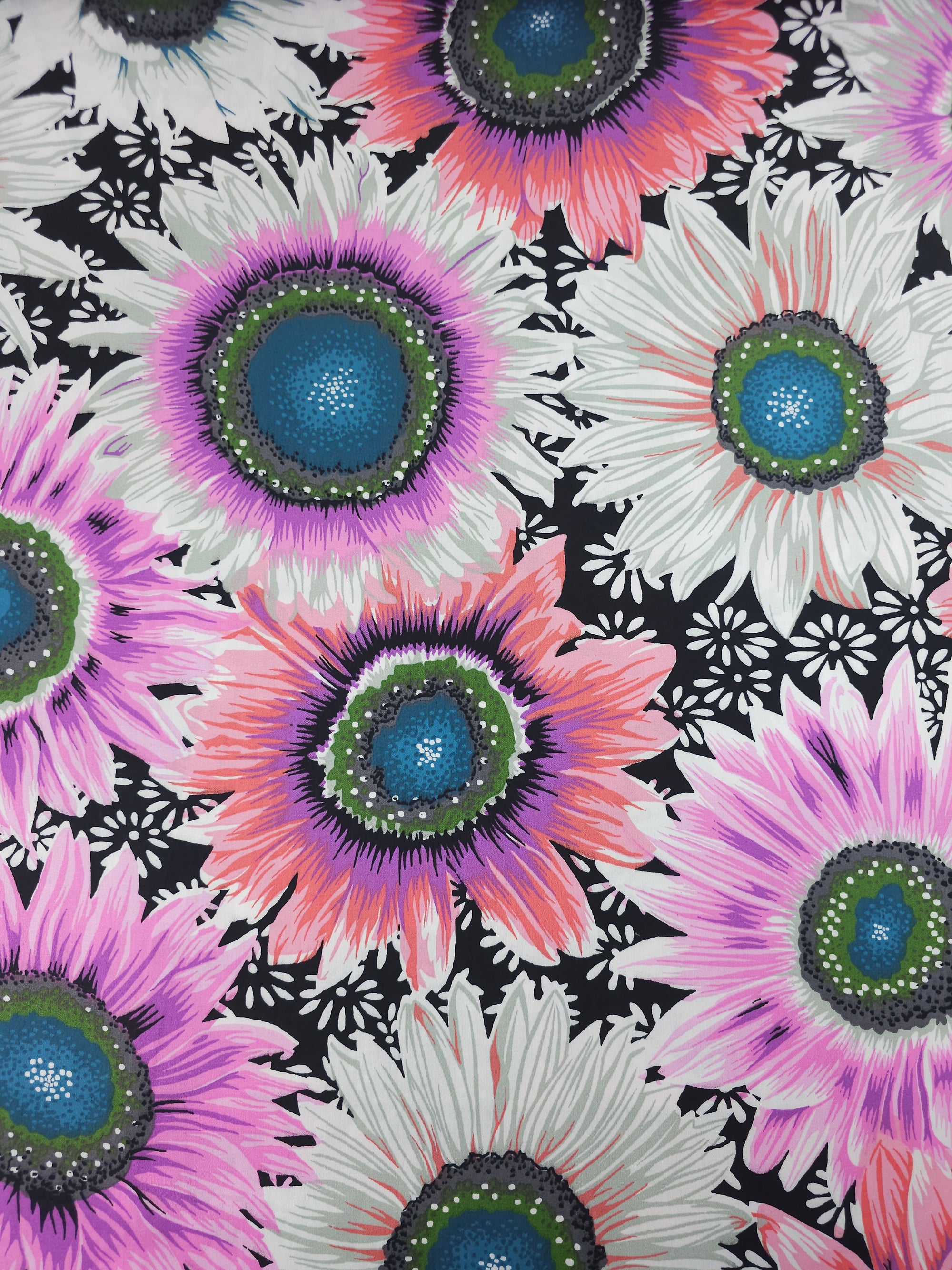 Van Gogh Floral Cotton Sateen 108" - Kaffe Fassett *EXTRA WIDE*