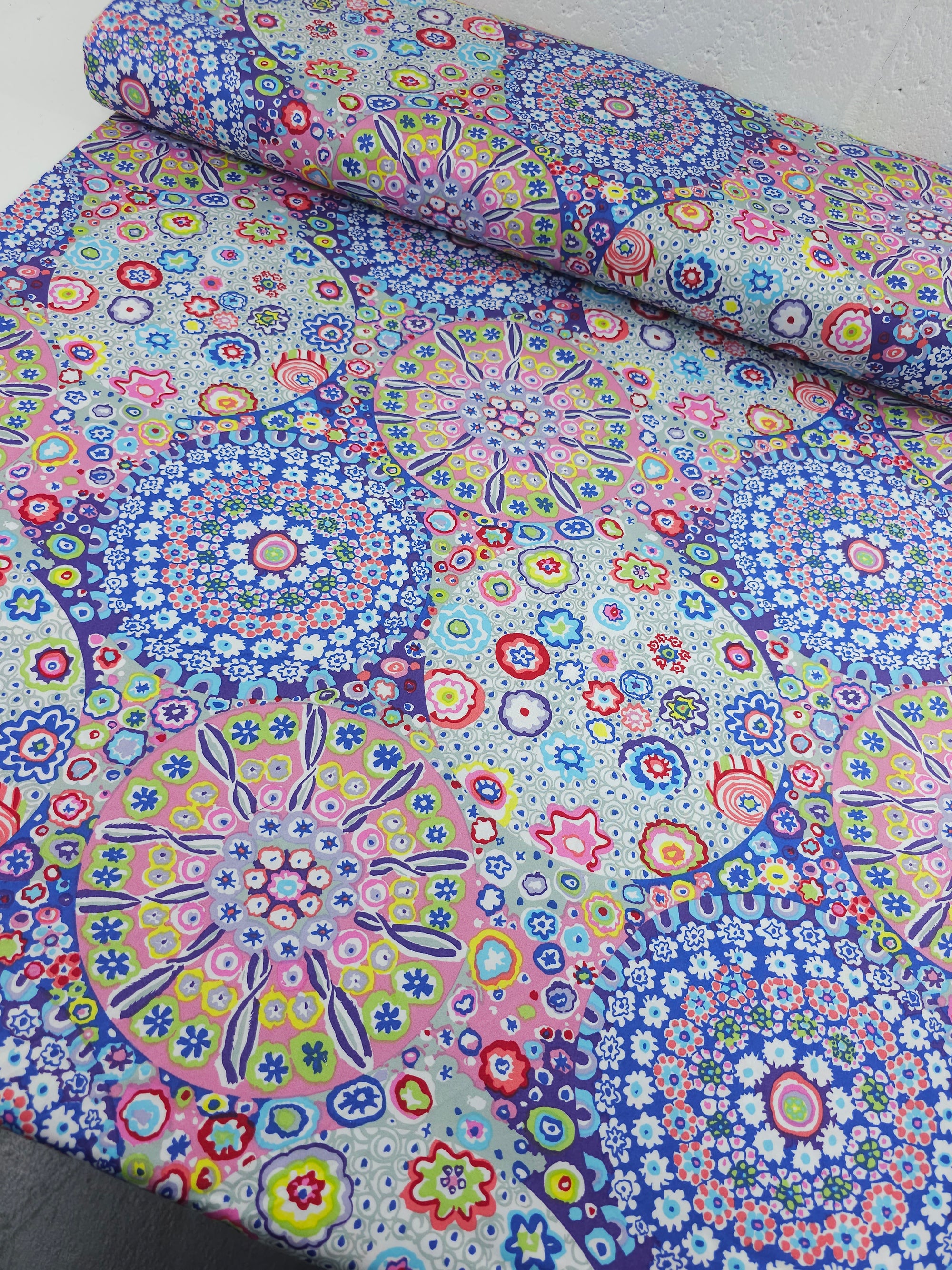 Spring Millefiore Cotton Sateen 108" - Kaffe Fassett *EXTRA WIDE*