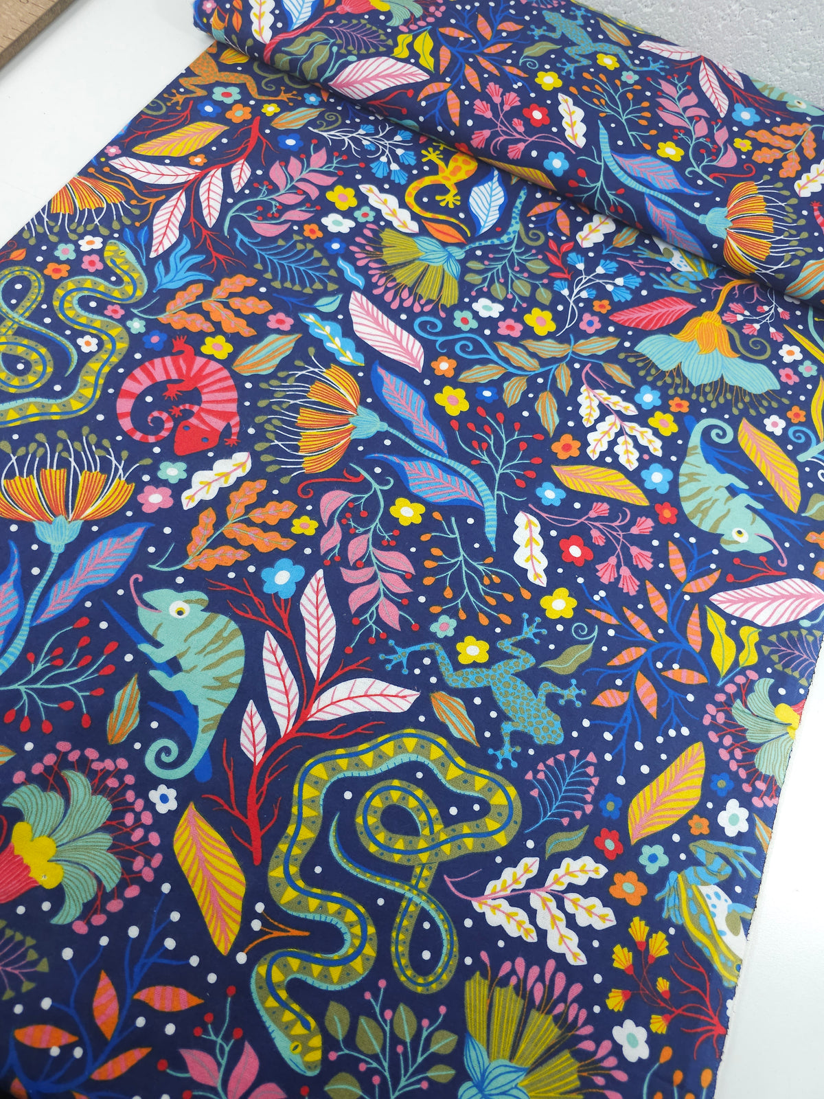 Psychedelic Wild Forest Lightweight Cotton