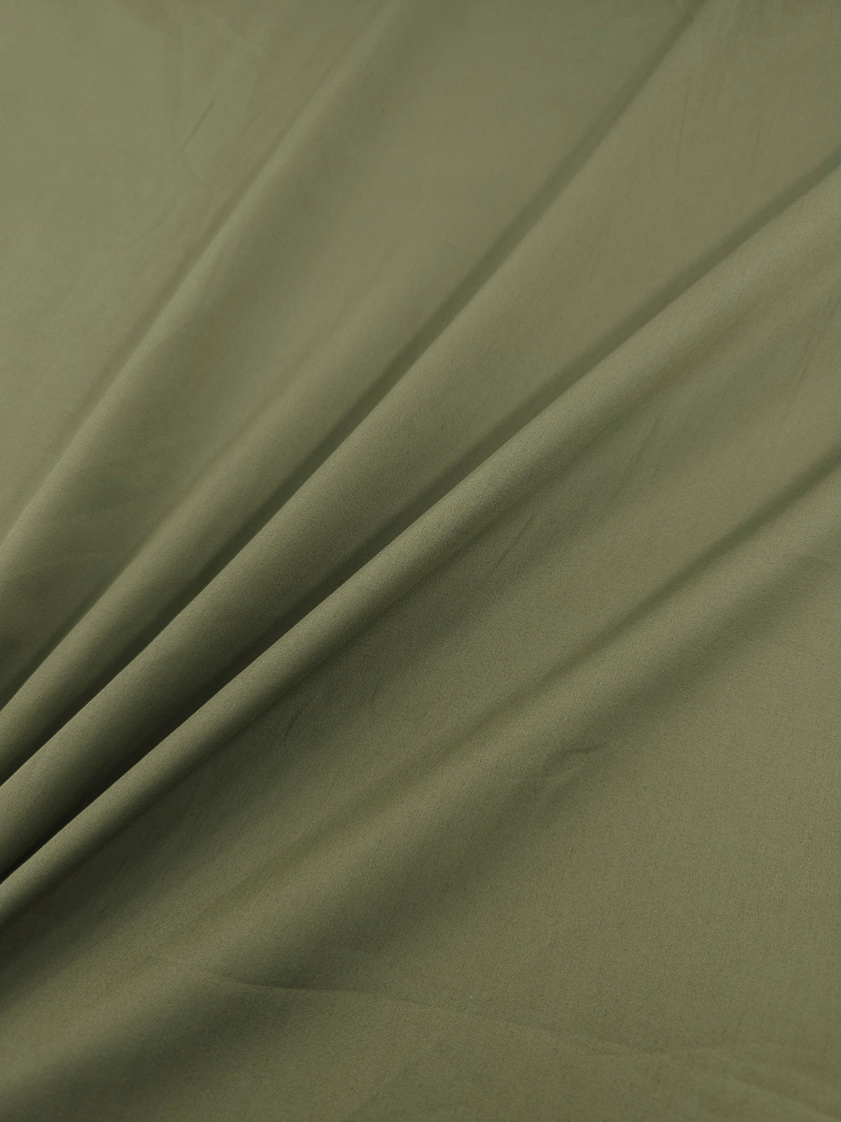 Khaki Cotton Satin 60"