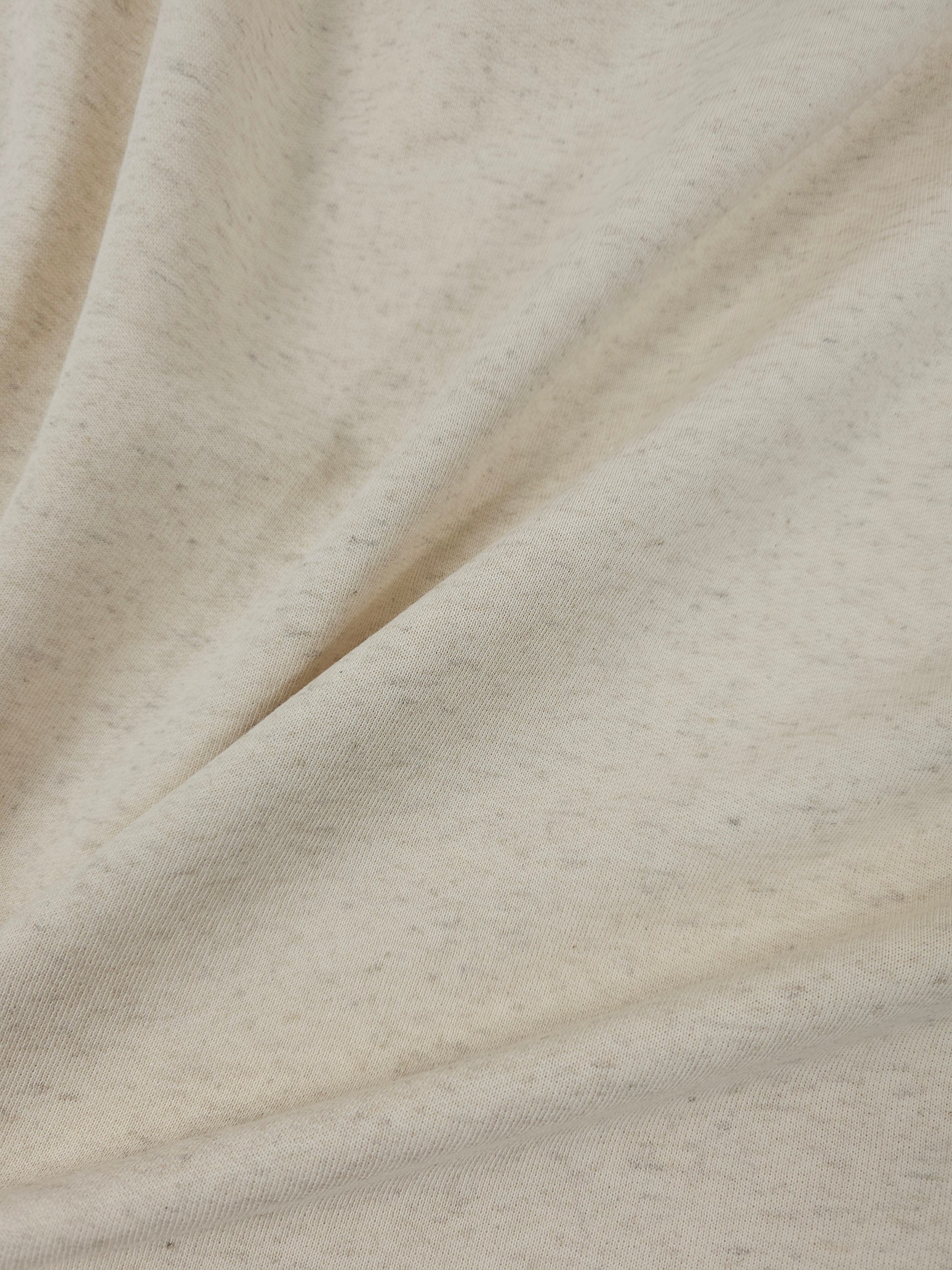 Cream Marl Loopback Terry