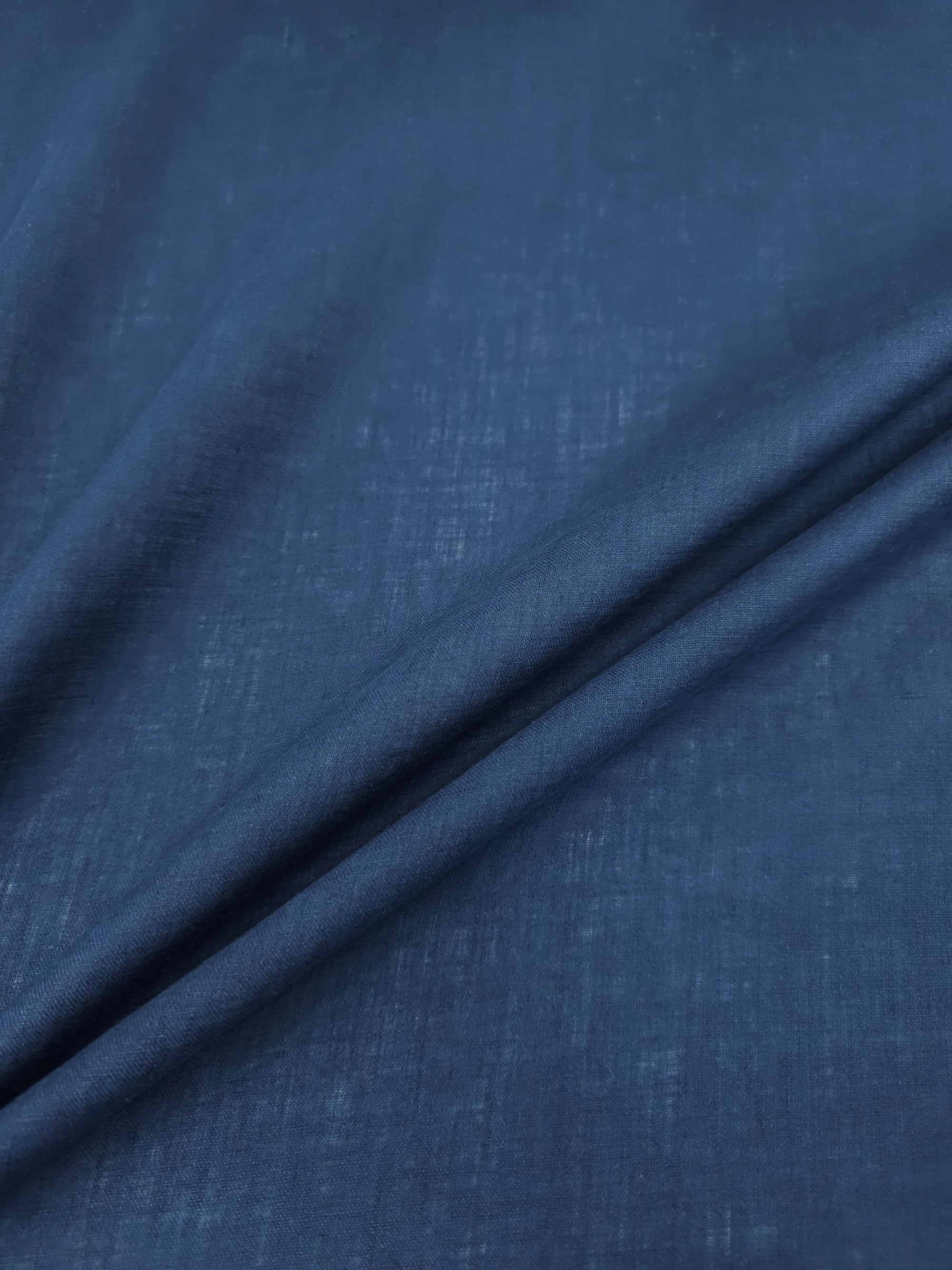 Petrol Navy 100% Linen