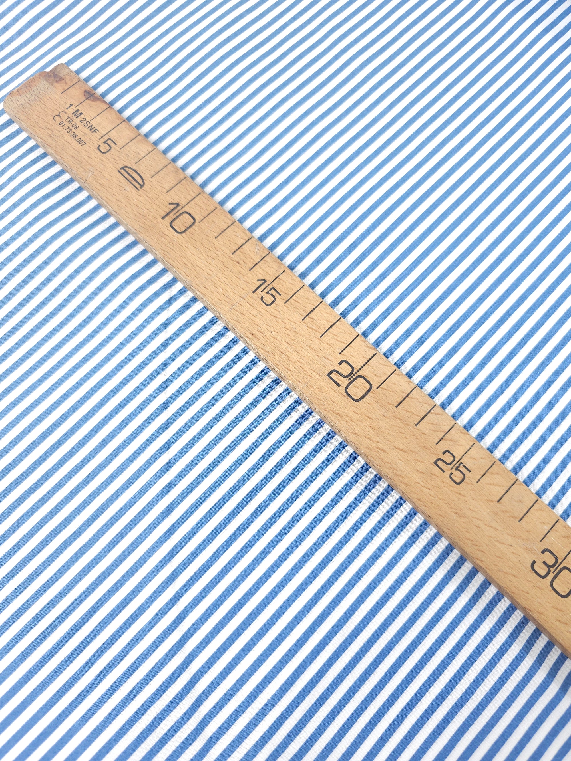 Blue Stripe 100% Cotton *EXTRA WIDE*