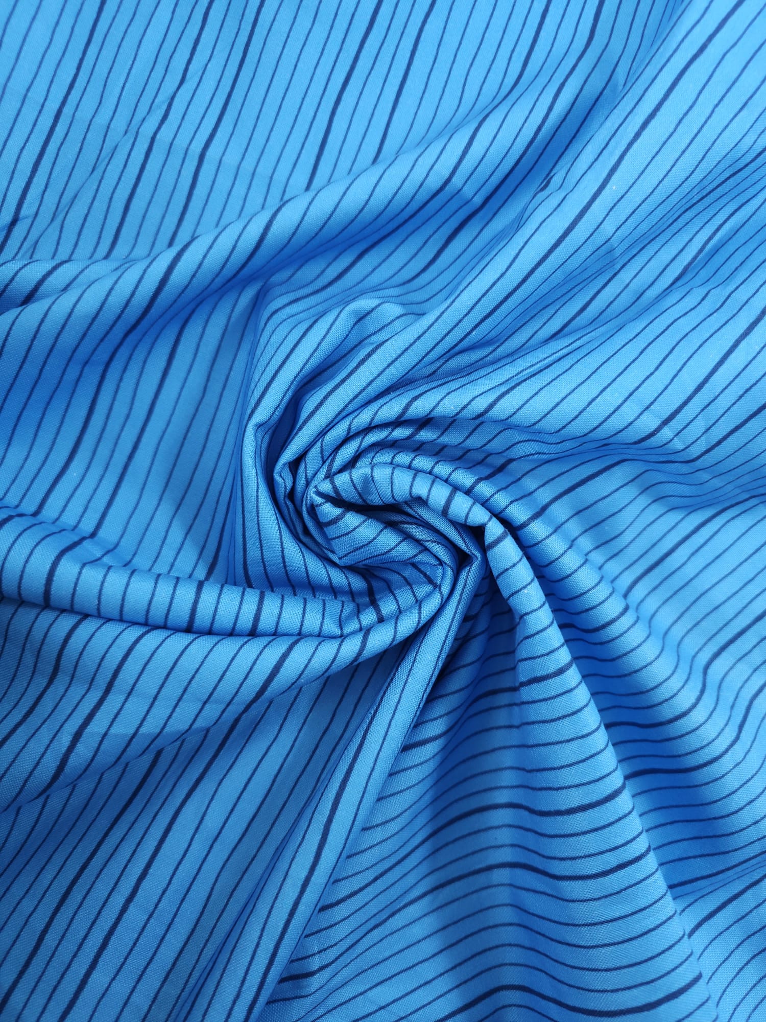Oceanic Pinstripe Cotton - 1m Piece